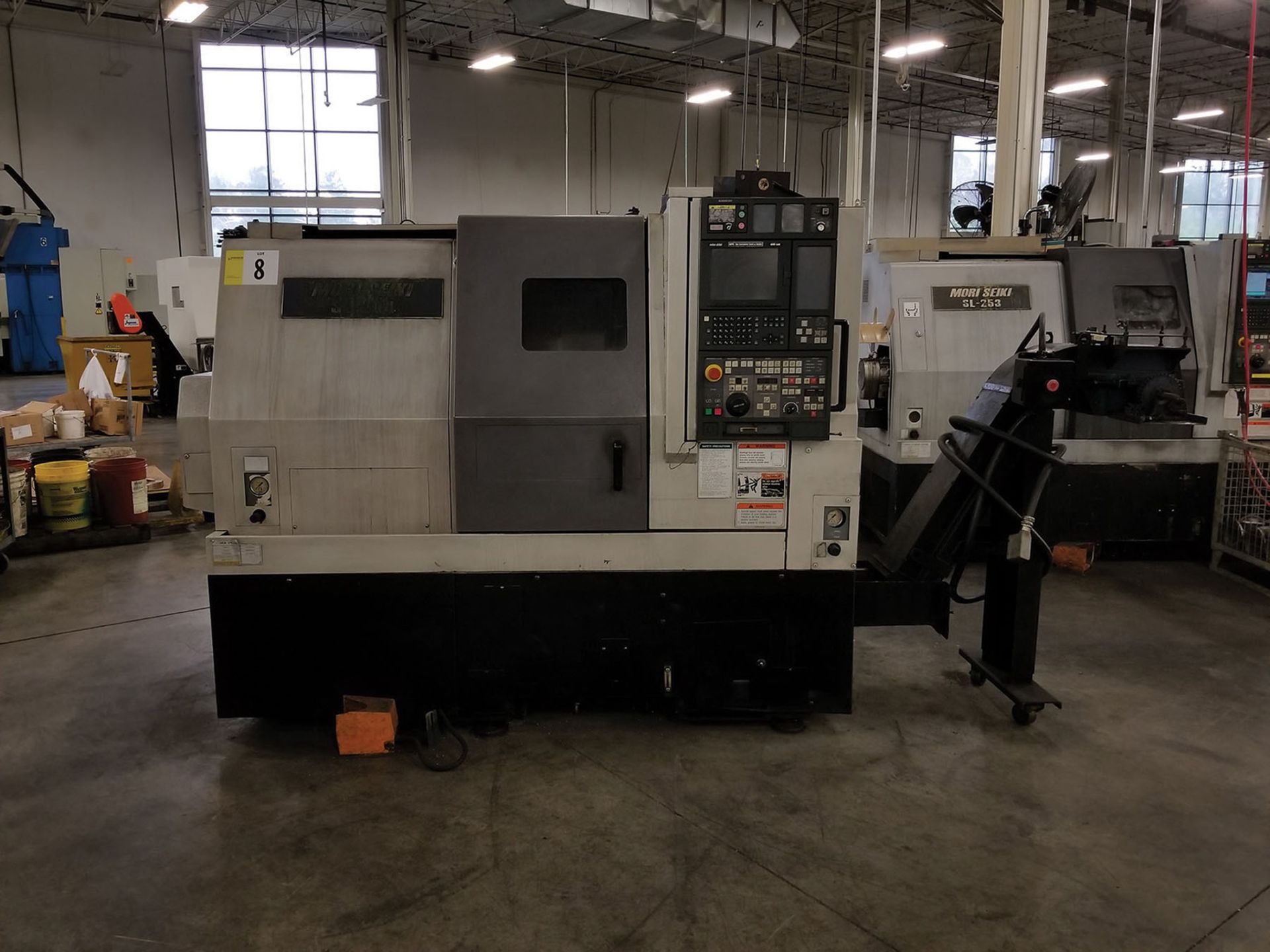 1996 MORI-SEIKI SL-204MC CNC LATHE, S/N SL200AK1531, 10-HEAD HORIZONTAL TURRET CHUCK, 12-TURRET - Image 3 of 9