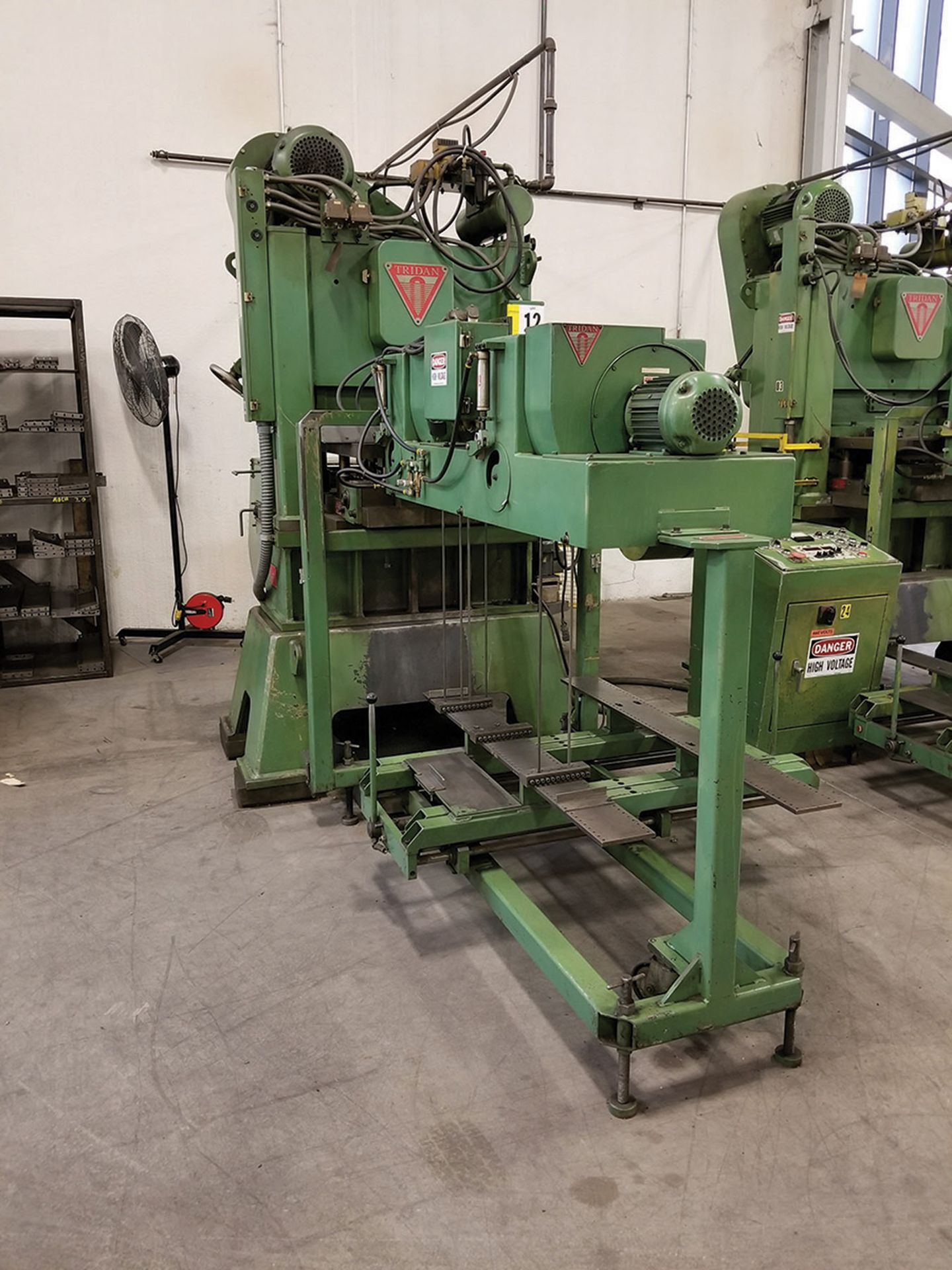 TRIDAN FINN MACHINE, MODEL RL B45E-30-22-4, S/N 98254, INTEGRATED COIL REEL, TRIDAN TUBE BLOWER / - Image 6 of 12