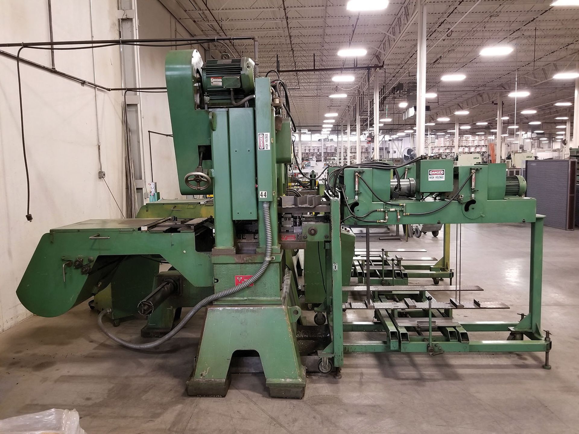 TRIDAN FINN MACHINE, MODEL RL B45E-30-22-4, S/N 98254, INTEGRATED COIL REEL, TRIDAN TUBE BLOWER / - Image 4 of 12