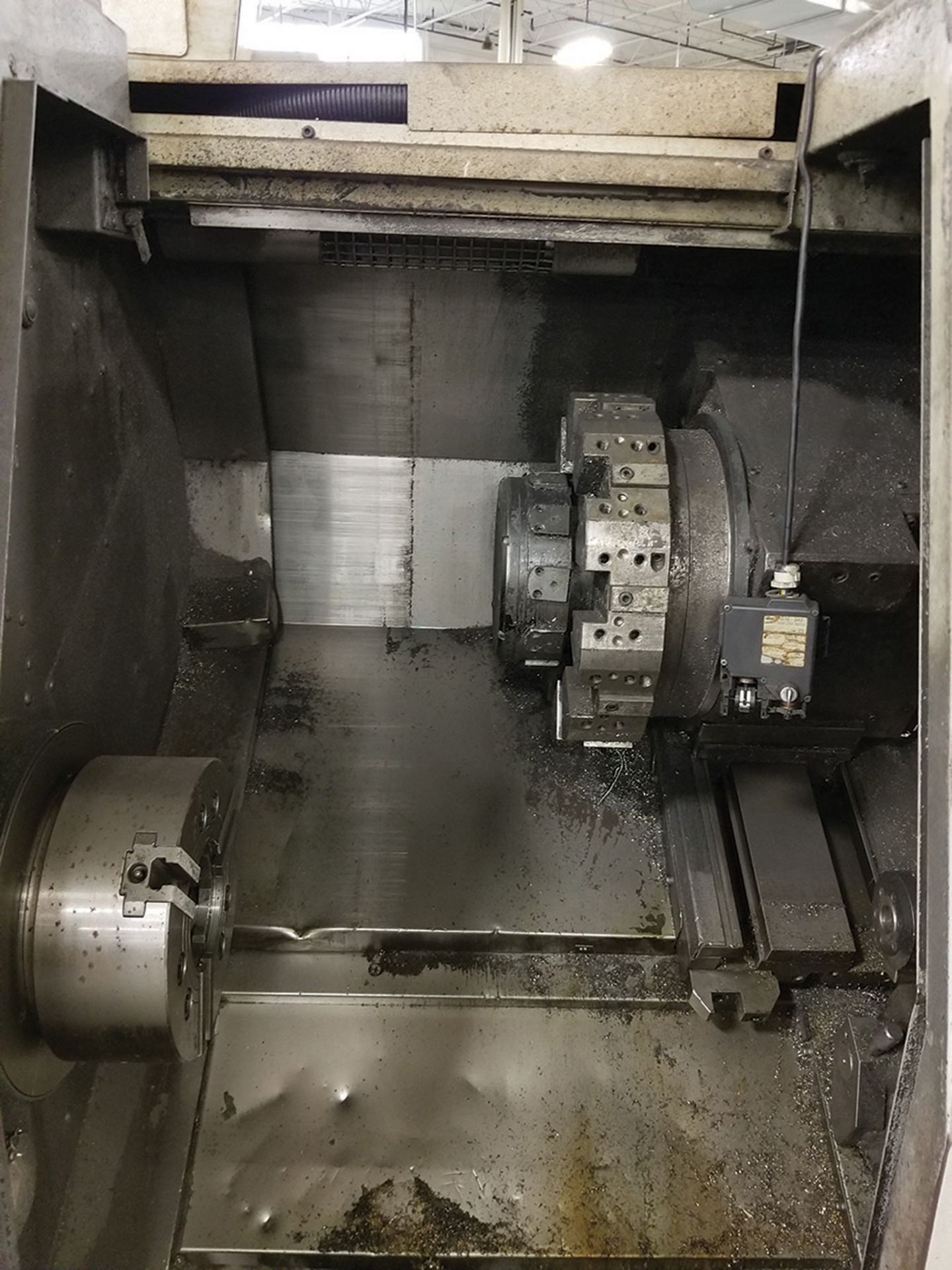 1996 MORI-SEIKI SL-253BMC CNC LATHE, S/N SL250BG2641, 10-HEAD HORIZONTAL TURRET CHUCK, 10-TURRET - Image 7 of 12