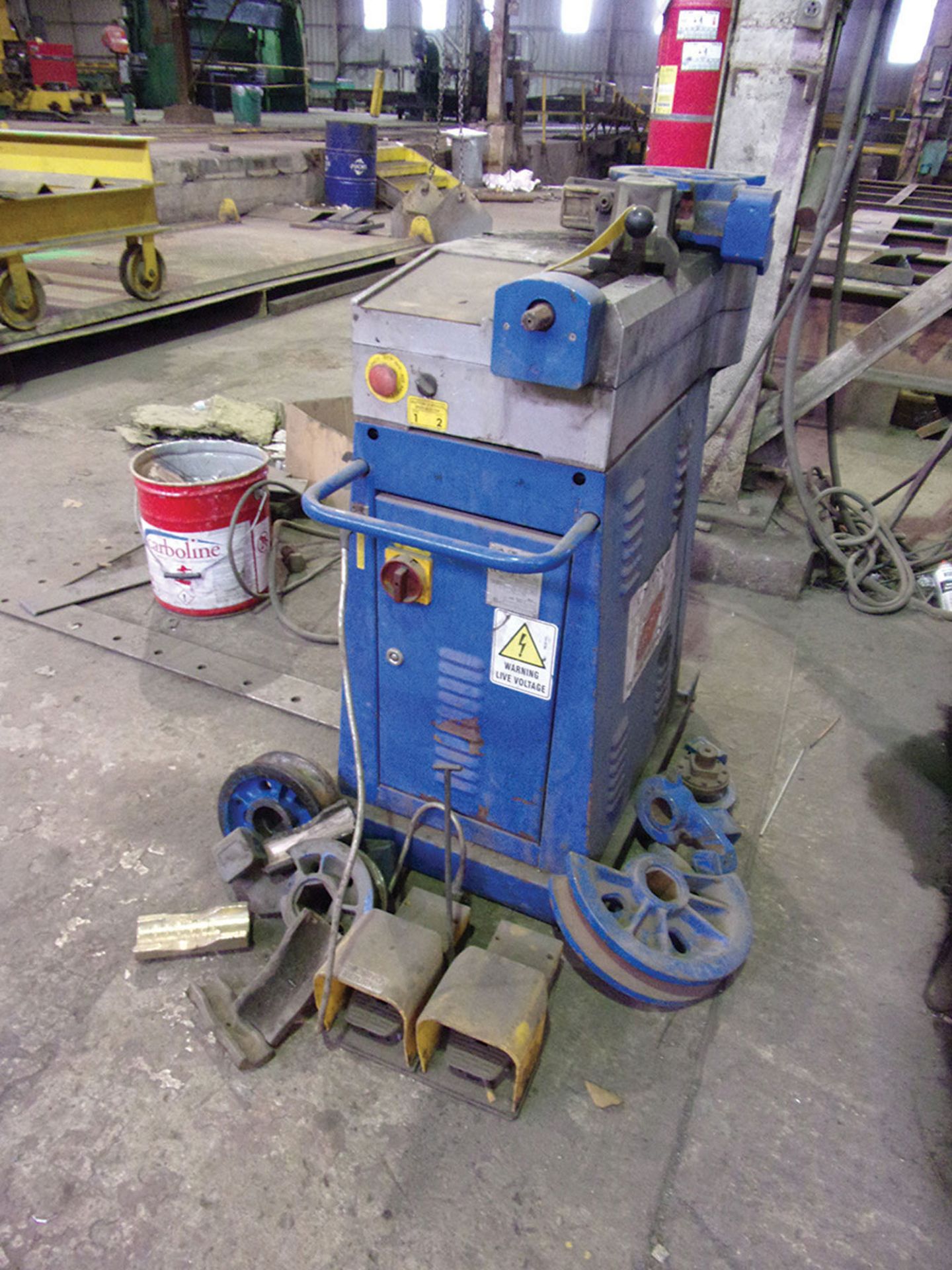 ERCOLINA ELECTRIC PIPE BENDER; MODEL TB67, YEAR 2004, 2-POSITION, DUAL CONTROLS