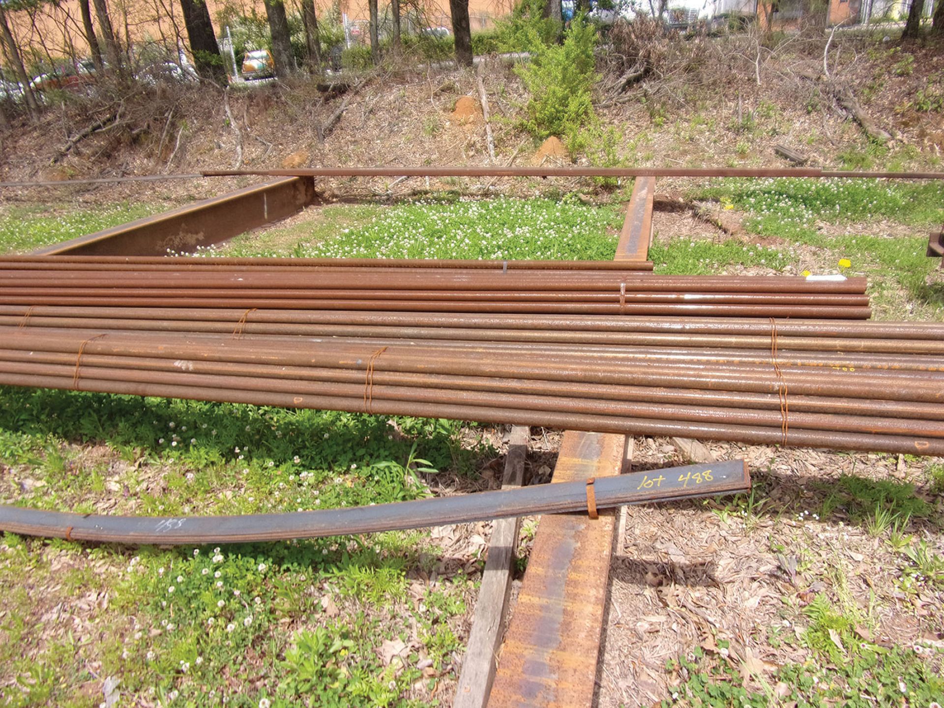 LOT OF ROUND STEEL & FLATS - Image 2 of 2