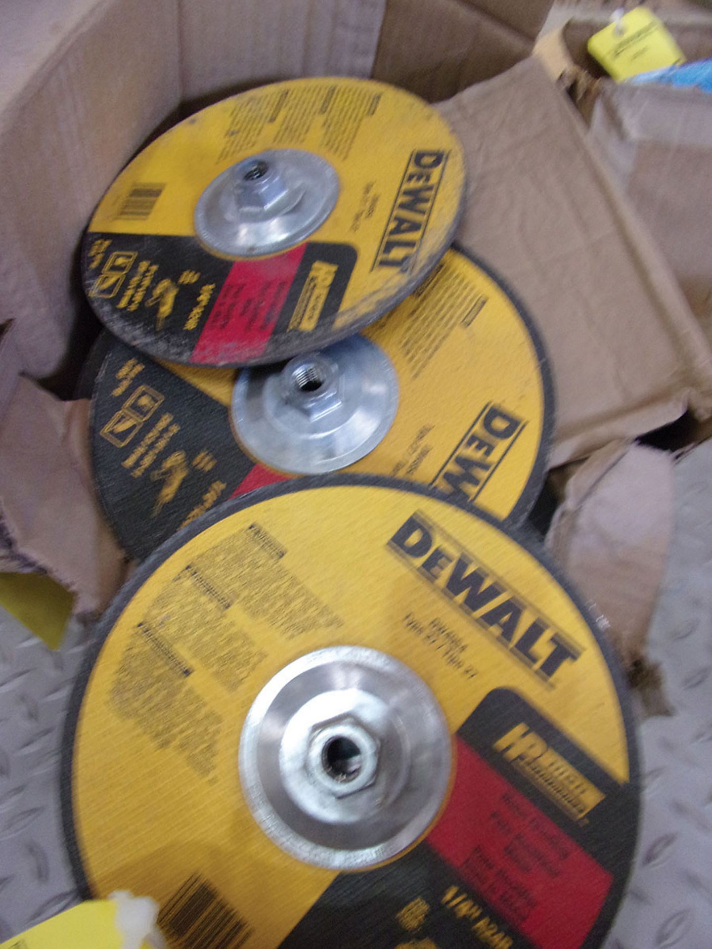 LOT OF DEWALT 9'' GRINDING WHEELS