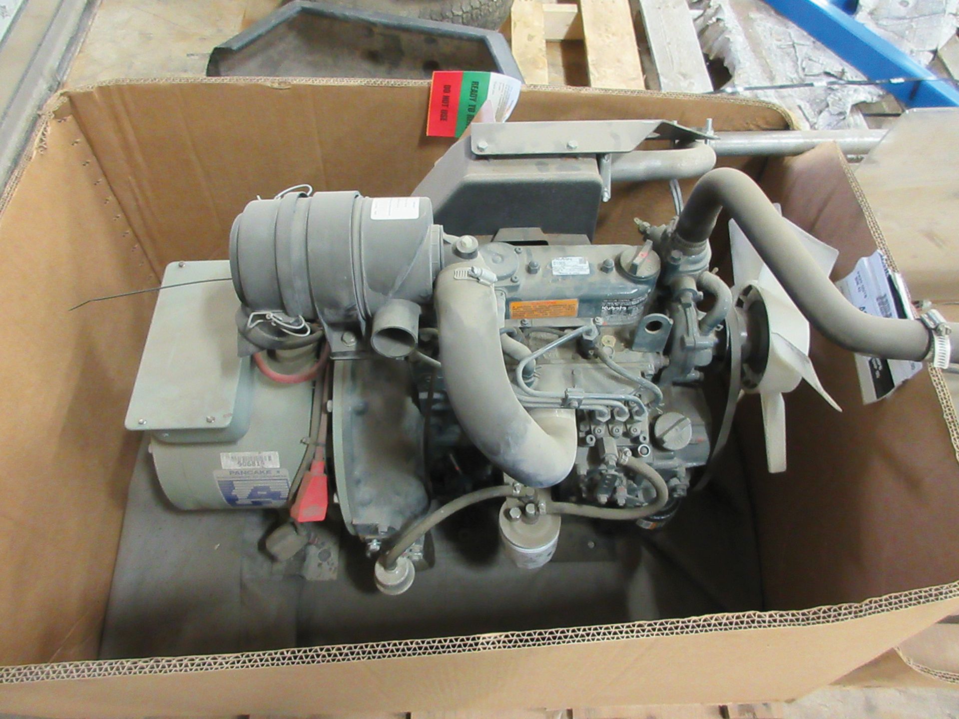 KUBOTA ENGINE MODEL D1005-BG-EF02, 1800 RPM, S/N 1FG2264 (TAGGED FOR ROD KNOCK)