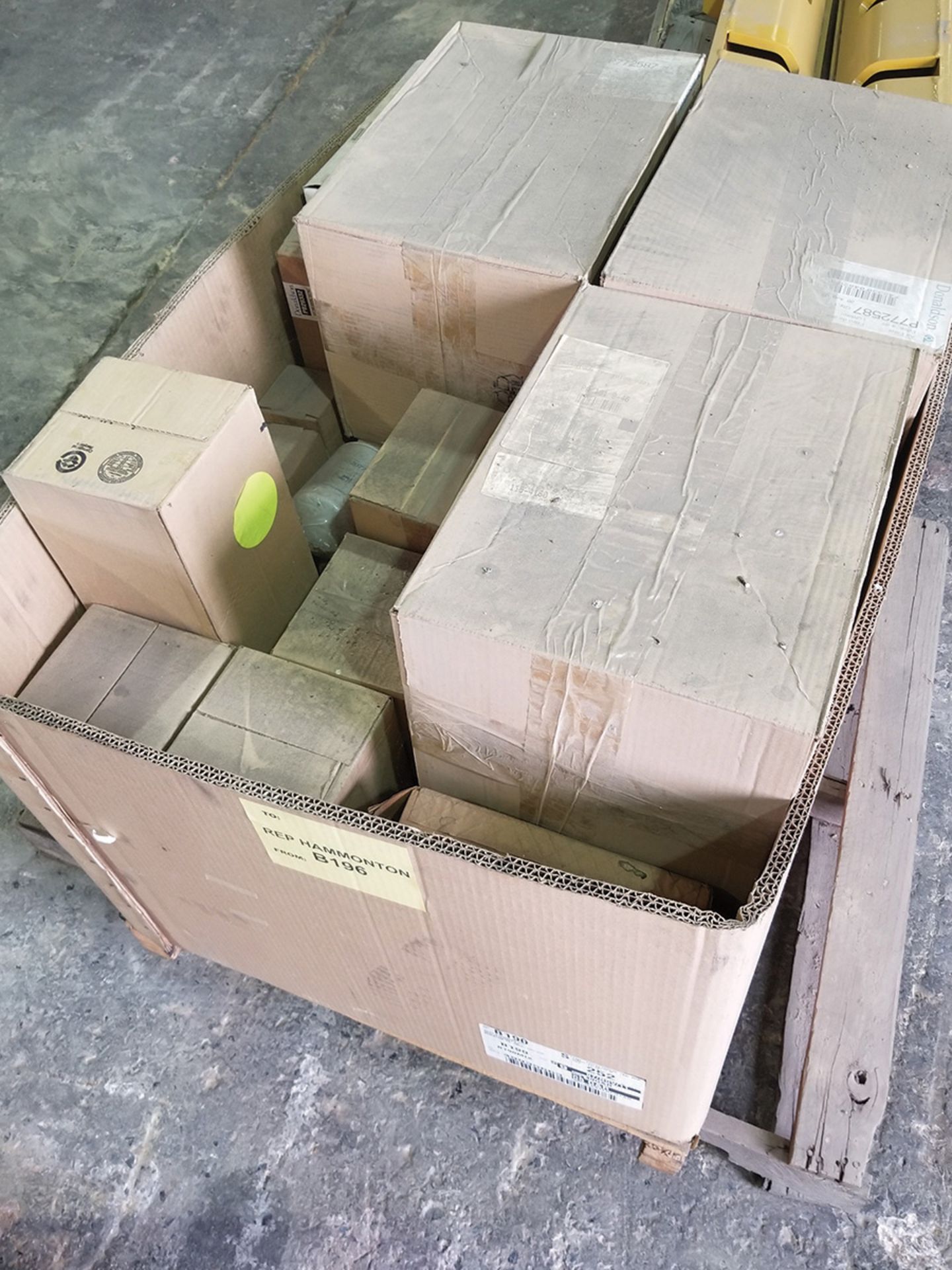 BOX ON PALLET OF DONALDSON REPLACEMENT AIR FILTERS ***LOCATED IN ALLENTOWN, PA***