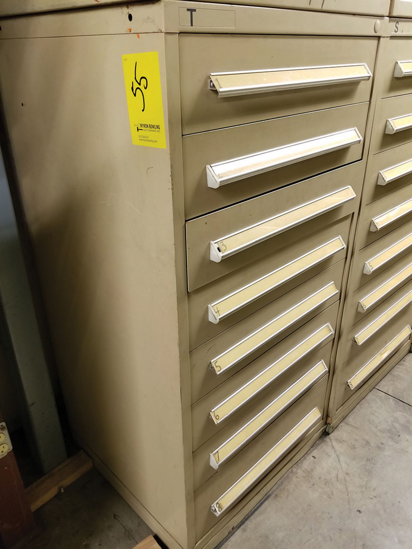 8-DRAWER STANLEY VIDMAR MODULAR DRAWER CABINET ***LOCATED AT TOM'S RIVER, NJ***