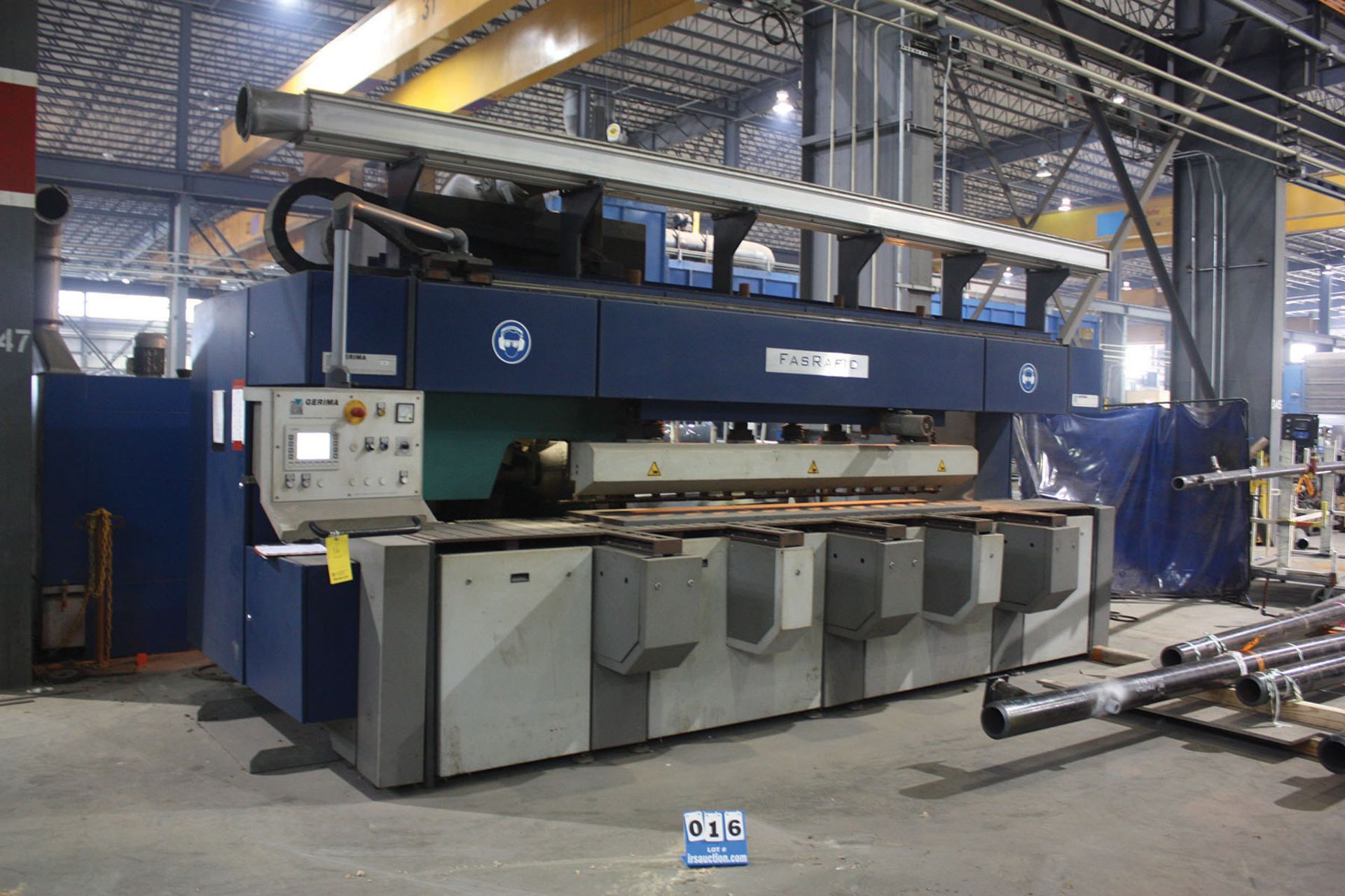 2011 GERIMA PLATE BEVELLER, MDL: FASRAPID LGA3000 TYPIII, CAP: 3'' THICK, MAX WIDTH CAP: 10', - Image 4 of 14