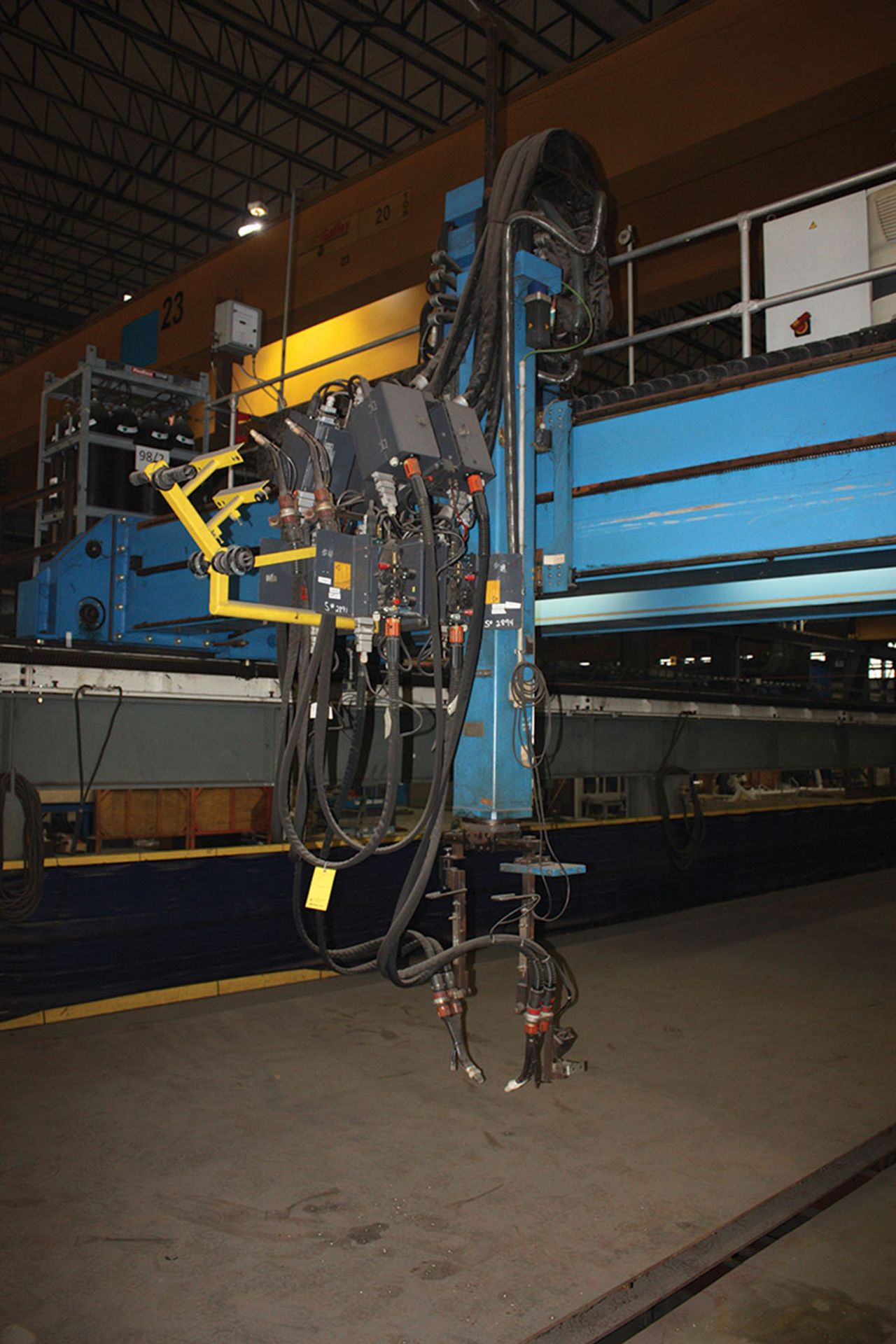 2009 DEUMA WELDING GANTRY, MDL: PQ10000 W/ (8) QUINTO GLC 603 WELDING POWER SOURCES, (2) WELDING - Image 7 of 31