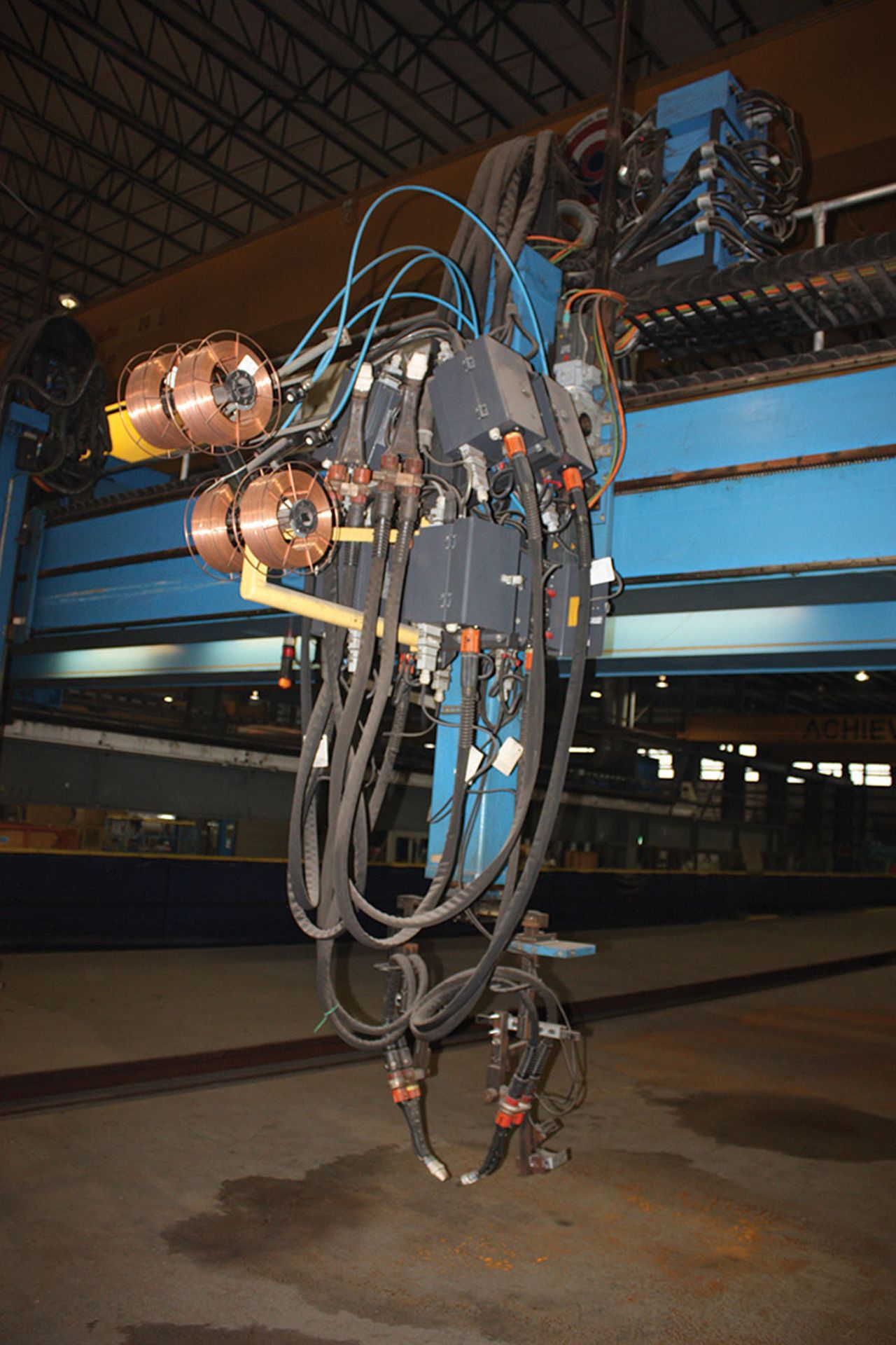 2009 DEUMA WELDING GANTRY, MDL: PQ10000 W/ (8) QUINTO GLC 603 WELDING POWER SOURCES, (2) WELDING - Image 9 of 31