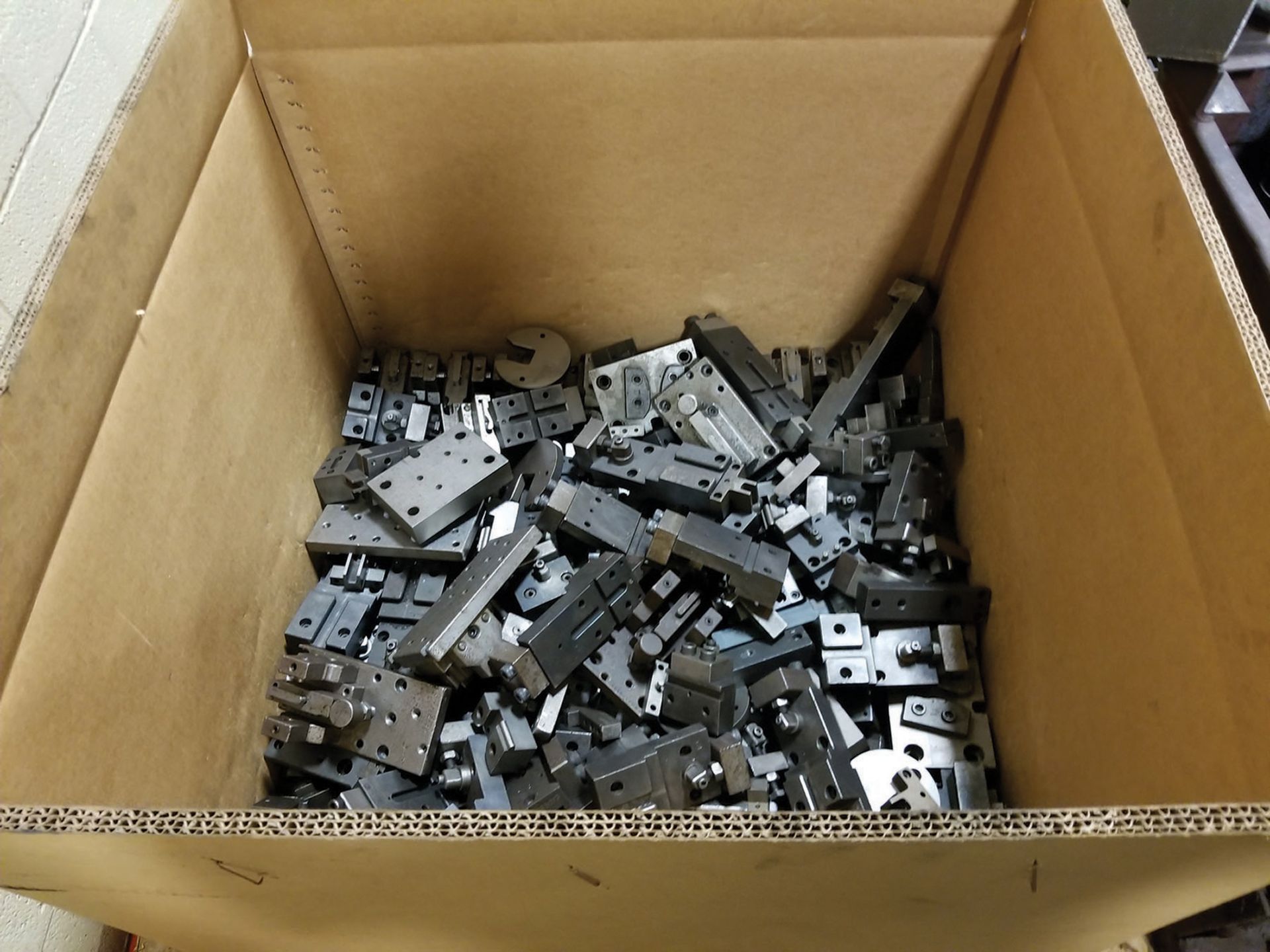 (6) PALLETS AND TUB OF MISC. MACHINING REPLACEMENT PARTS - Image 6 of 7