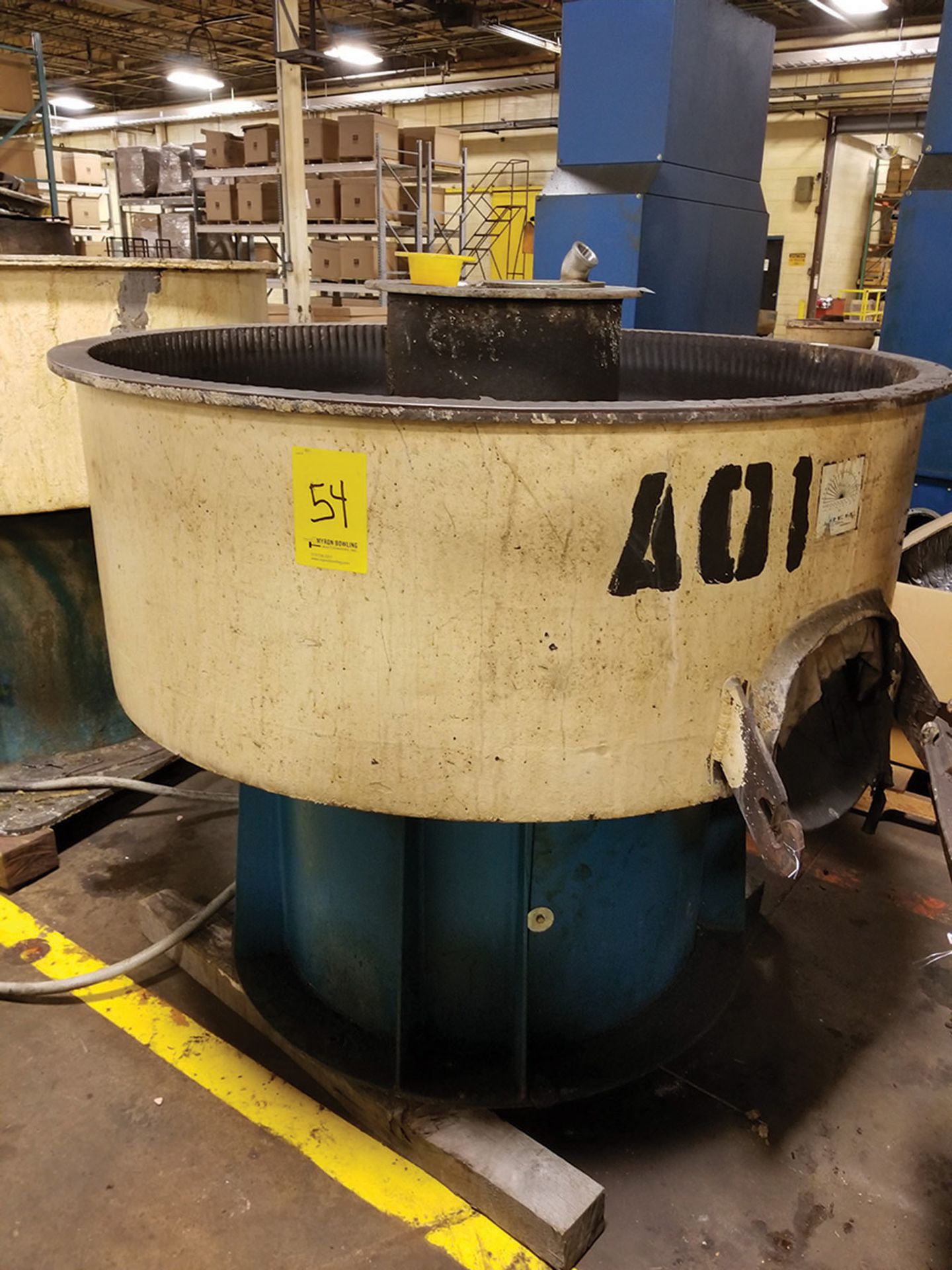 ROSLER VIBRATORY BOWL FINISHER; 57'' DIA. X 17'' ***$50.00 RIGGING FEE*** - Image 2 of 3