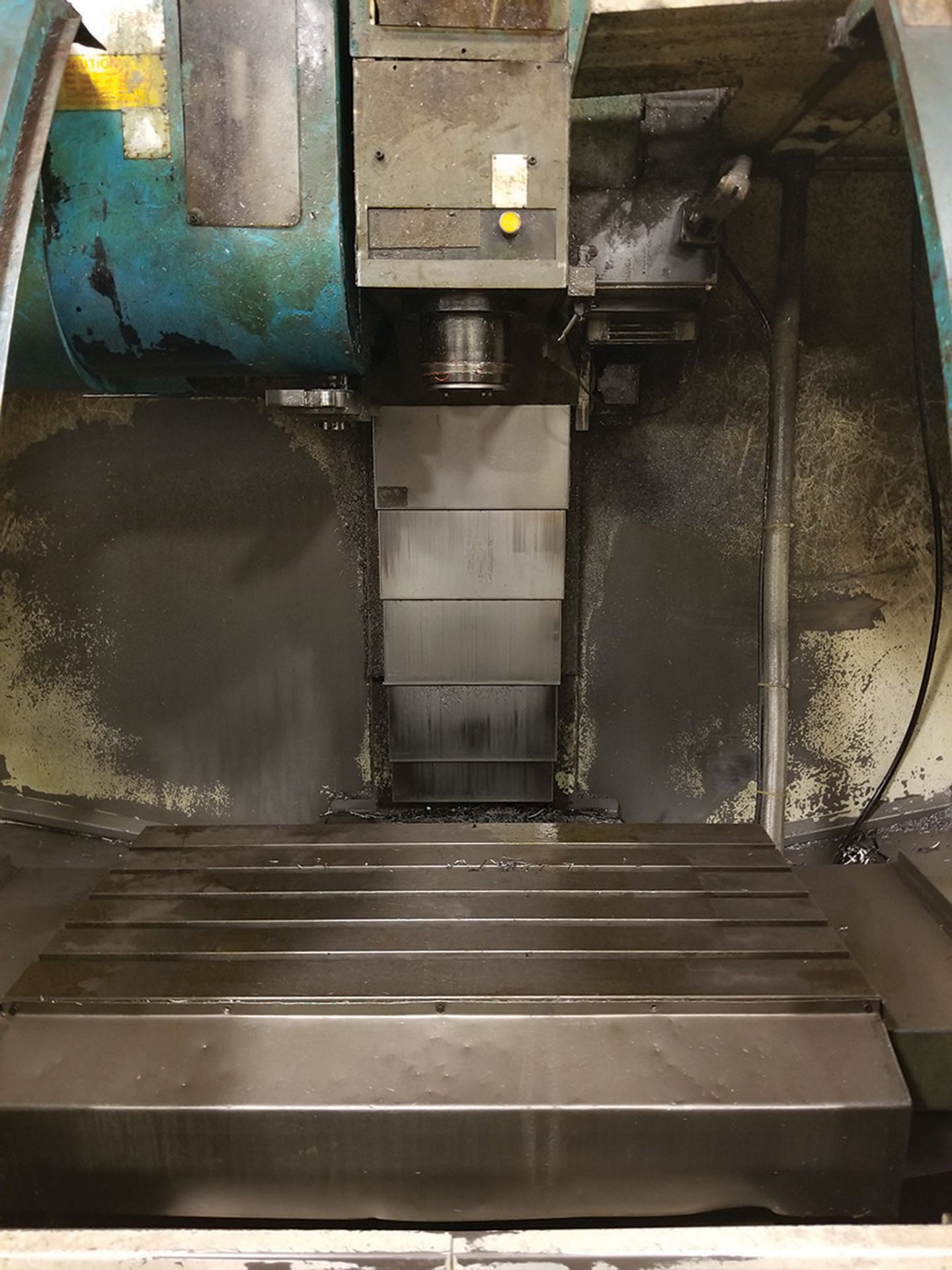 2002 JOHNFORD SUPER VERTICAL SV-32 VERTICAL MACHINING CENTER, 4-AXIS, S/N MB2302, 17.5'' X 39.25'' - Image 3 of 6