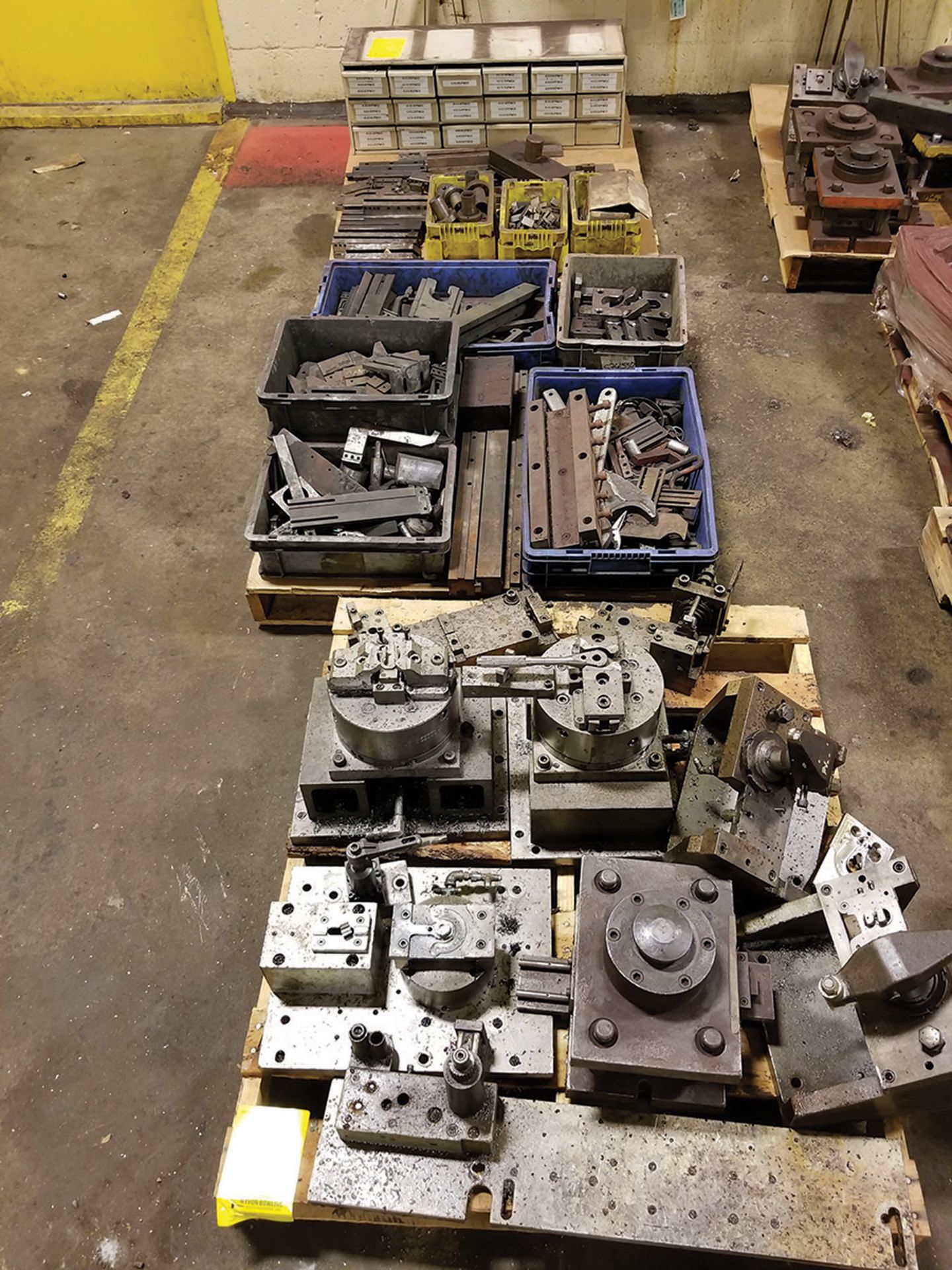 (6) PALLETS OF MISC. MACHINING REPLACEMENT PARTS