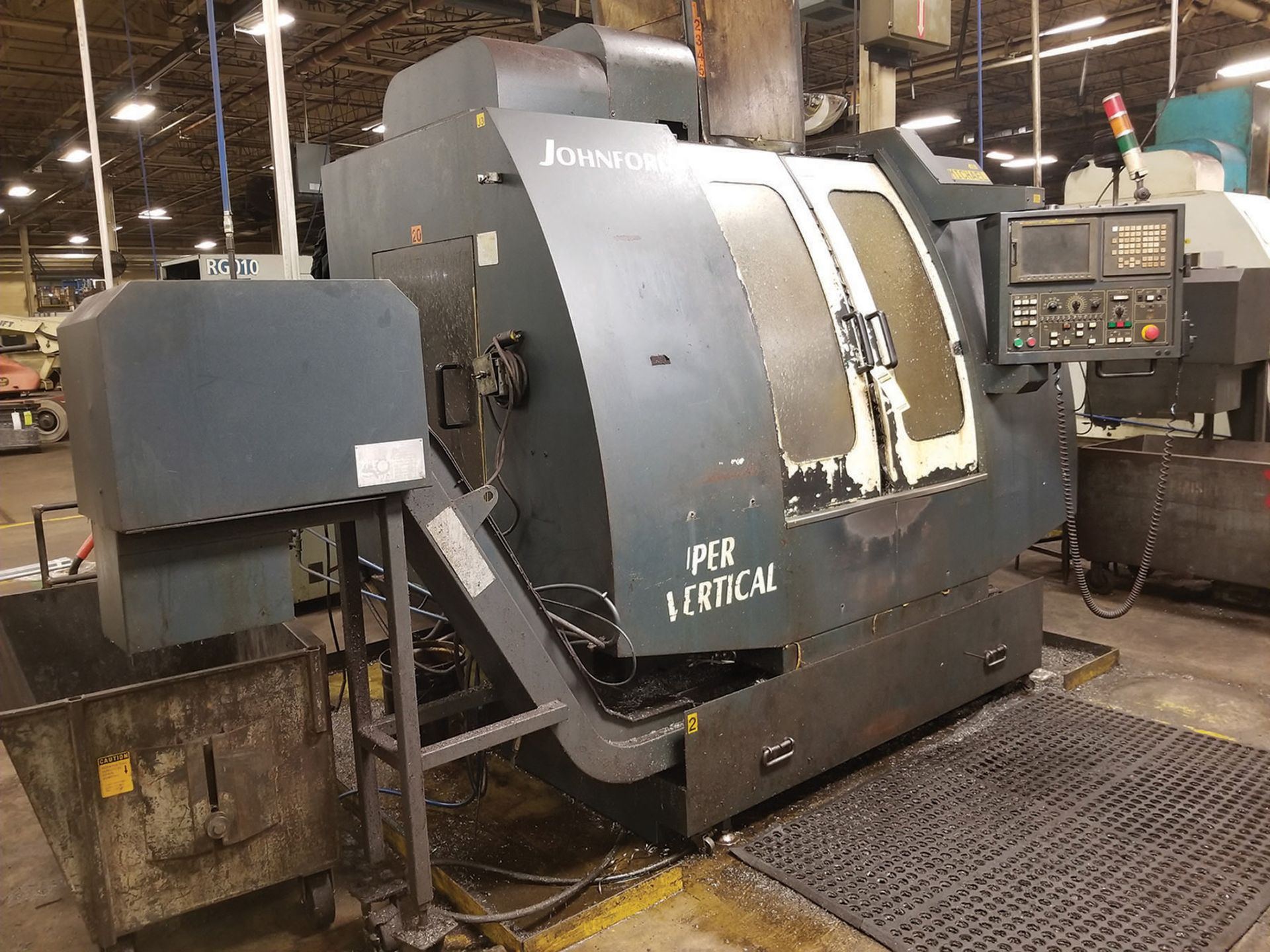 2003 JOHNFORD SUPER VERTICAL SV-32 VERTICAL MACHINING CENTER, 4-AXIS, S/N MB2302, 17.5'' X 39.25'' - Image 2 of 7