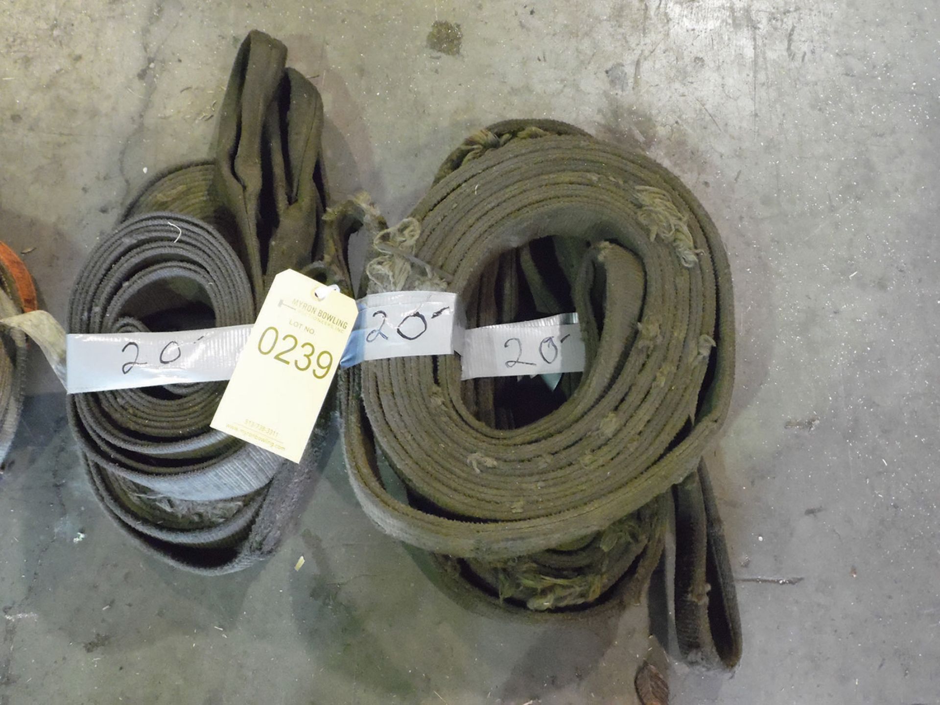 LOT OF ASSORTED 20' SLINGS