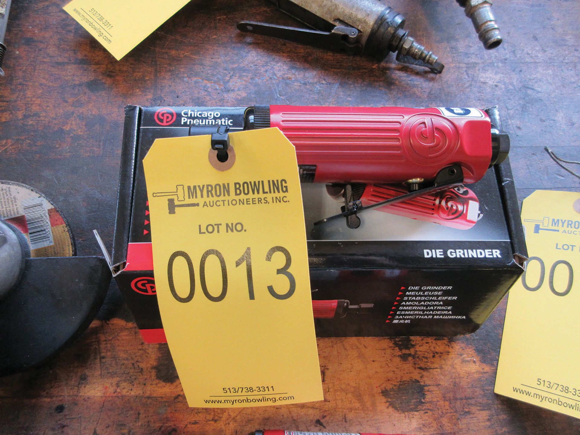 (NEW) CHICAGO PNEUMATIC CP872 DIE GRINDER; S/N 15105B