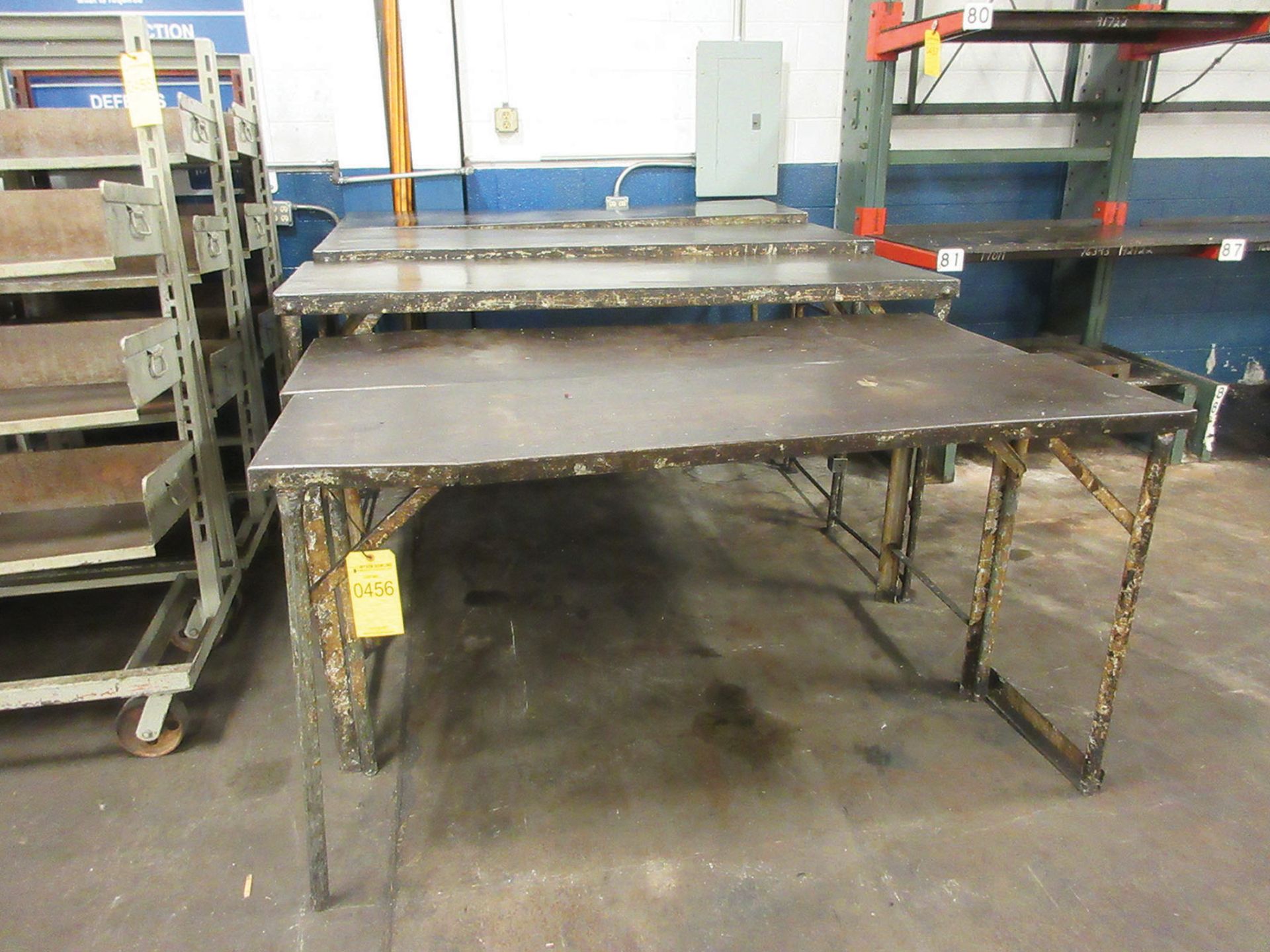 STEEL TABLES (X5)