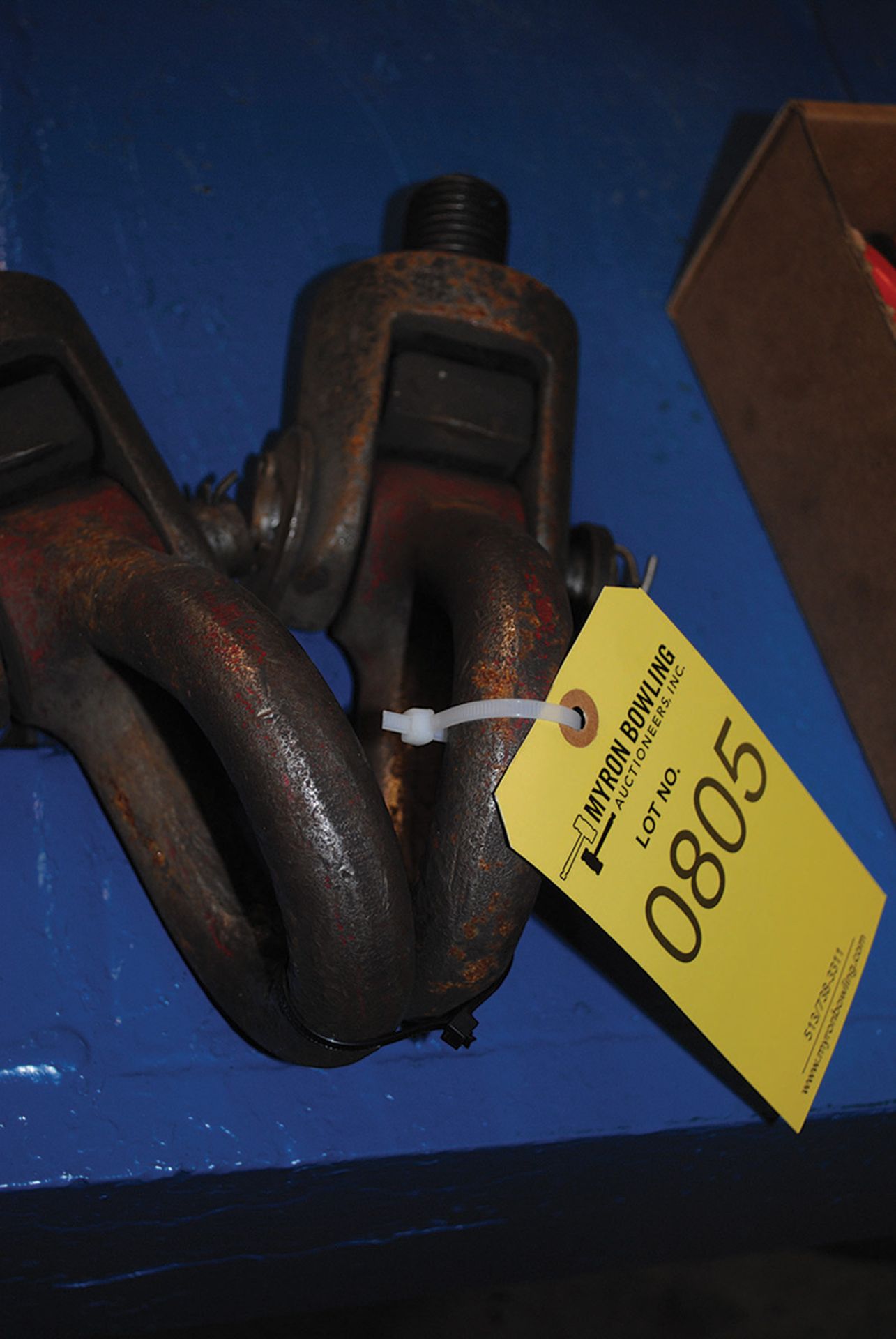 LOT OF LIFTING HOOKS