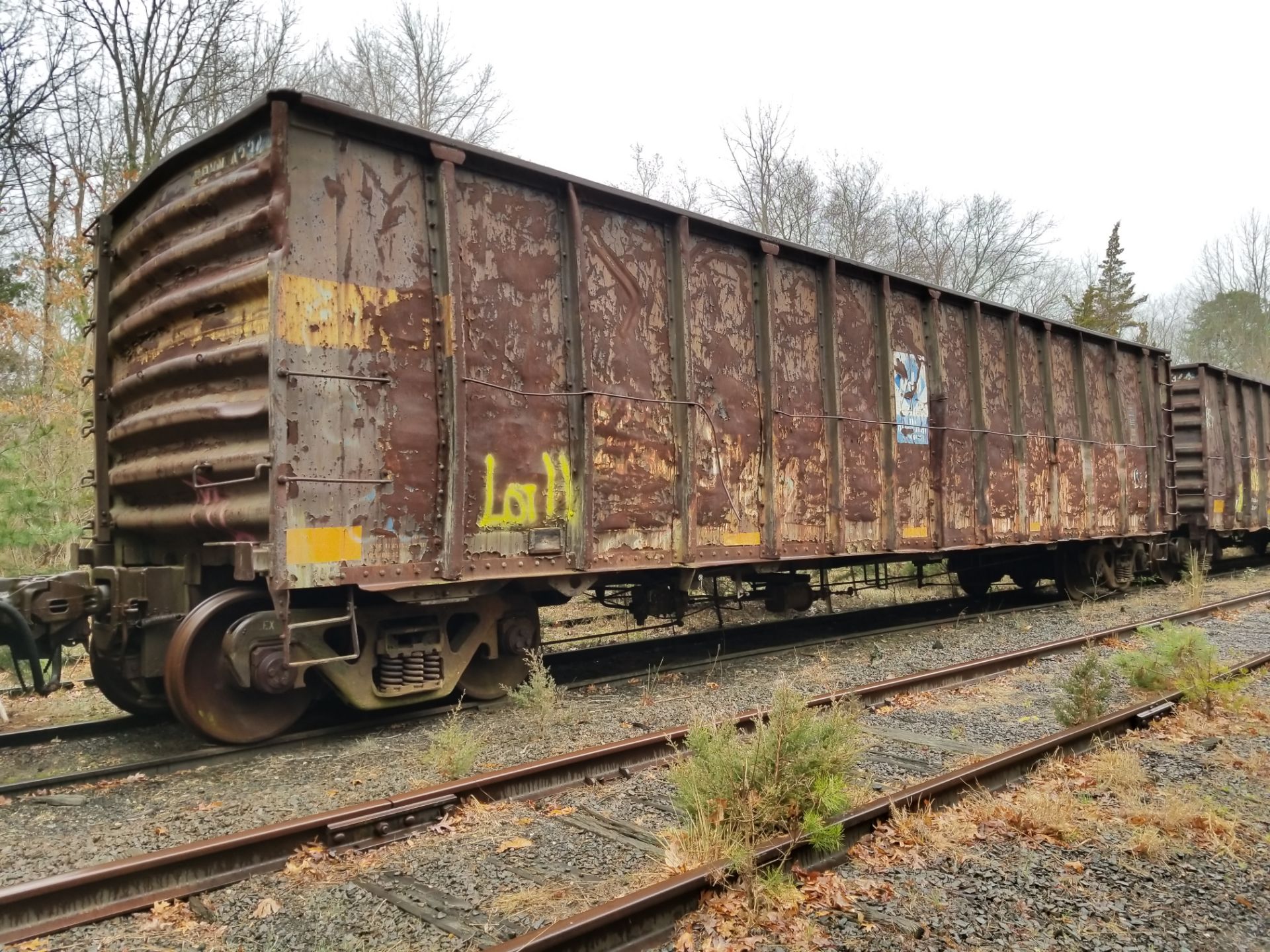 LOT 11 - (X 6) HIGH-SIDED GONDOLA RAIL CARS (DENNISVILLE, NJ) (11-1) 1984 SRXX 4130 HIGH-SIDED - Image 17 of 29