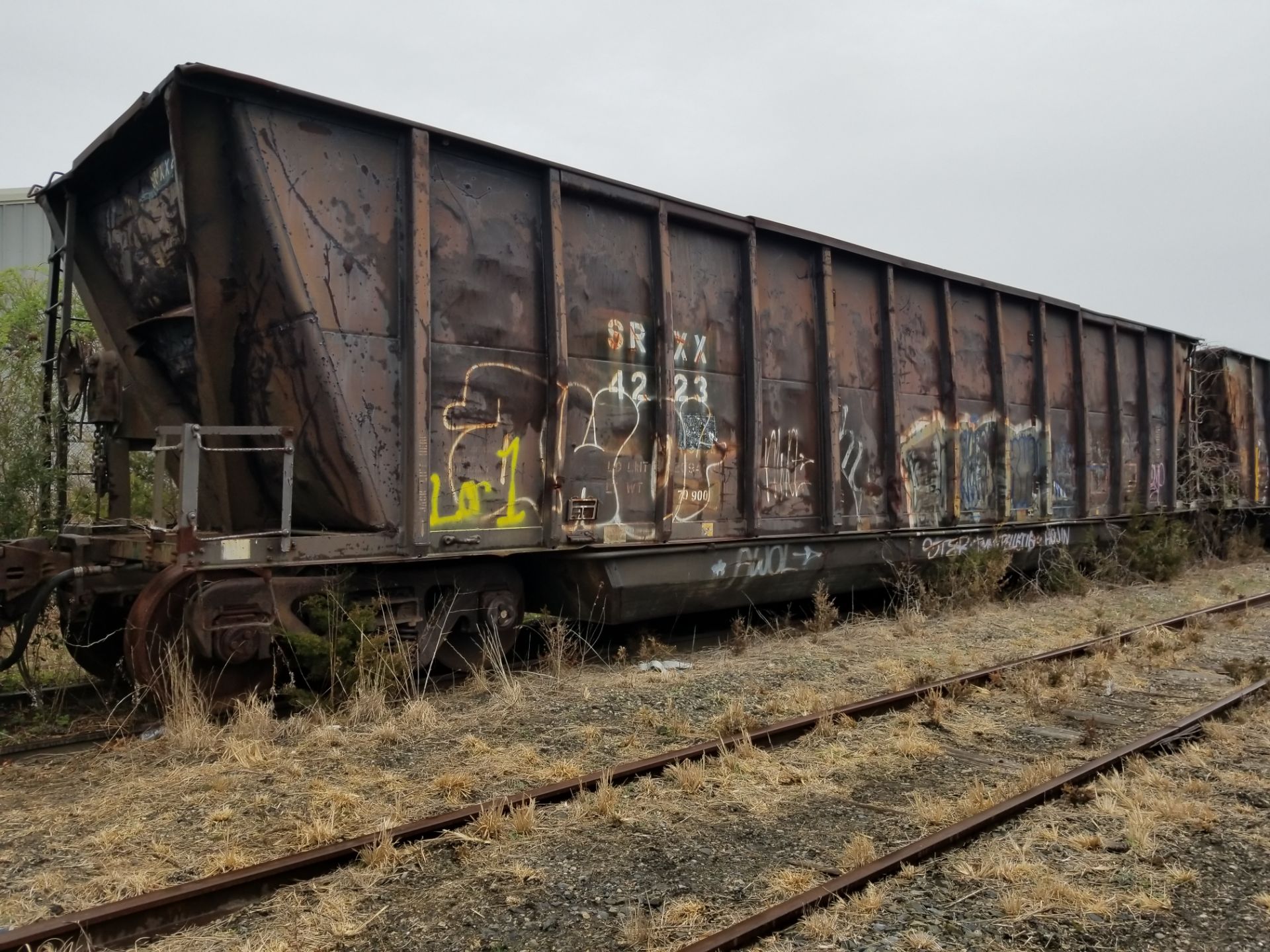 LOT 1 - (X4) BATH TUB BELLY GONDOLA RAIL CARS (CAPE MAY, NJ) (1-1) SRXX 4203 BATH TUB BELLY - Image 8 of 21