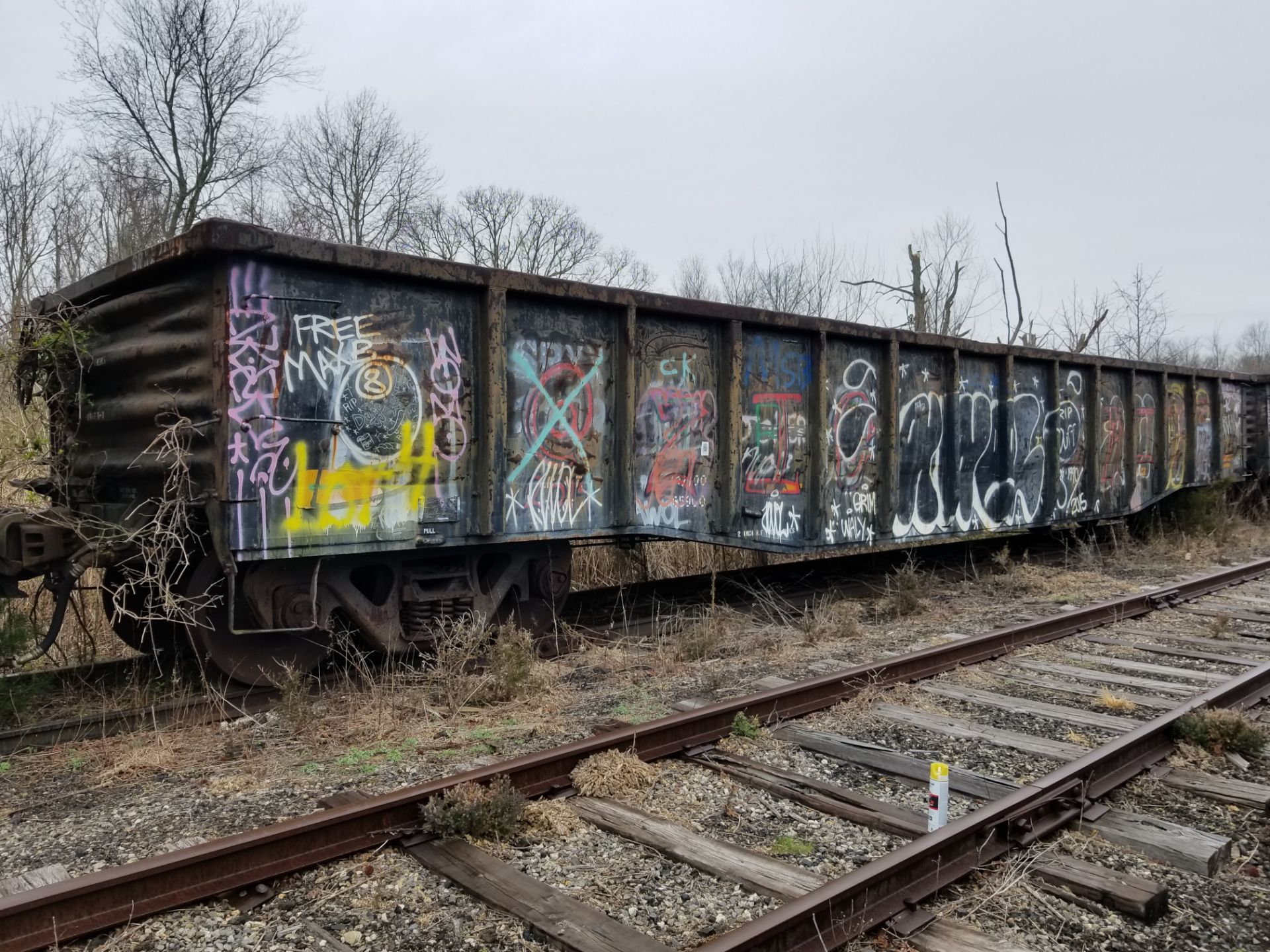 LOT 4 - (X 3) EQUIPPED LOW SIDED GONDOLA RAIL CARS (CAPE MAY, NJ) (4-1) SRXX 2014 EQUIPPED LOW-SIDED - Image 7 of 13