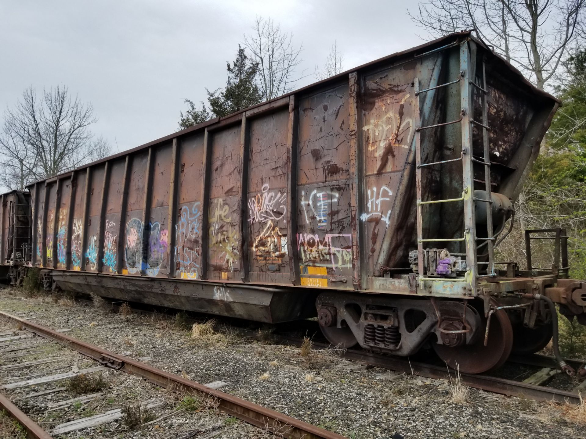 LOT 2 - (X 6) BATH TUB BELLY GONDOLA RAIL CARS (CAPE MAY, NJ) (2-1) SRXX 4207 BATH TUB BELLY GONDOLA - Image 21 of 23