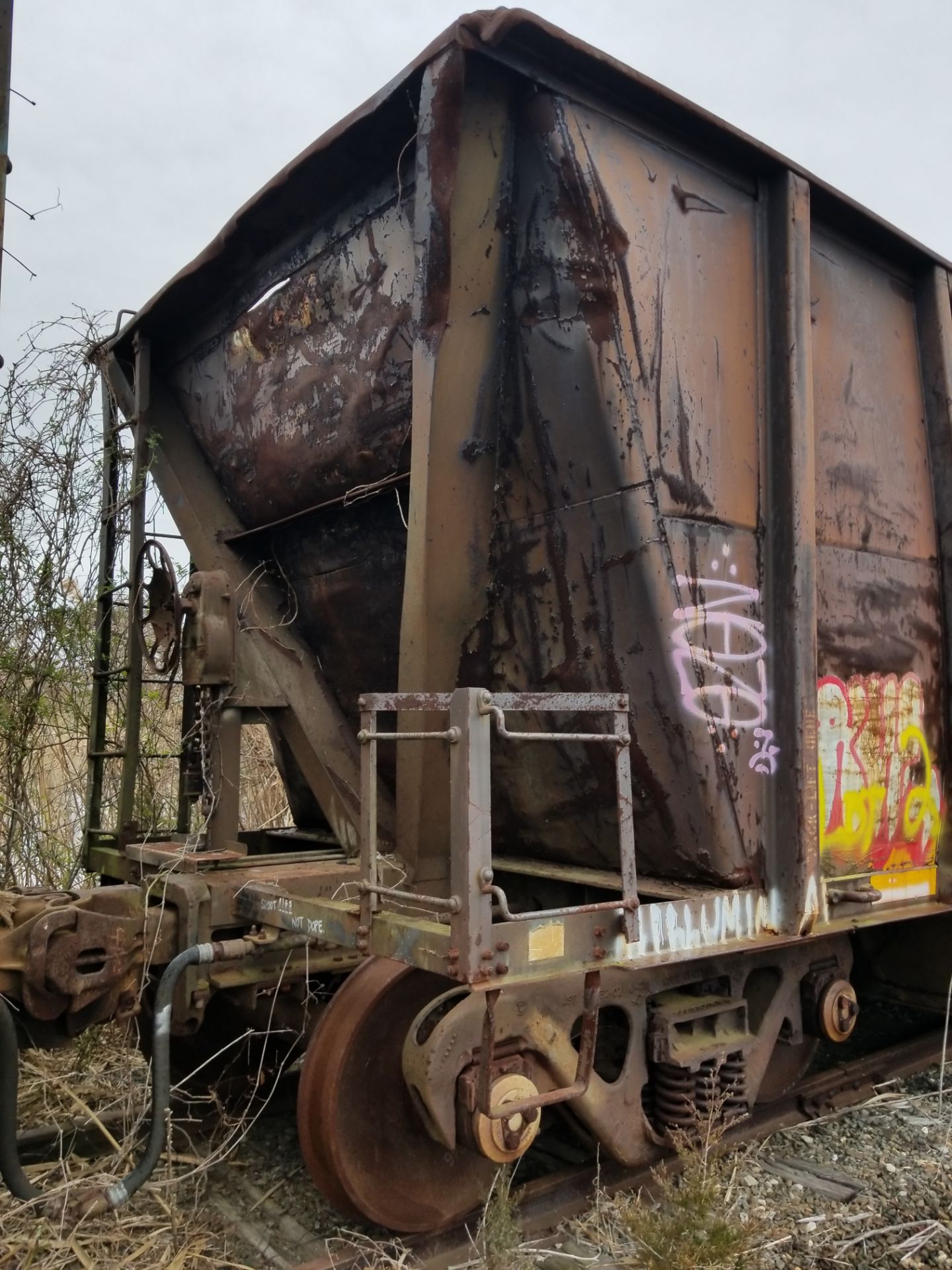 LOT 2 - (X 6) BATH TUB BELLY GONDOLA RAIL CARS (CAPE MAY, NJ) (2-1) SRXX 4207 BATH TUB BELLY GONDOLA - Image 7 of 23