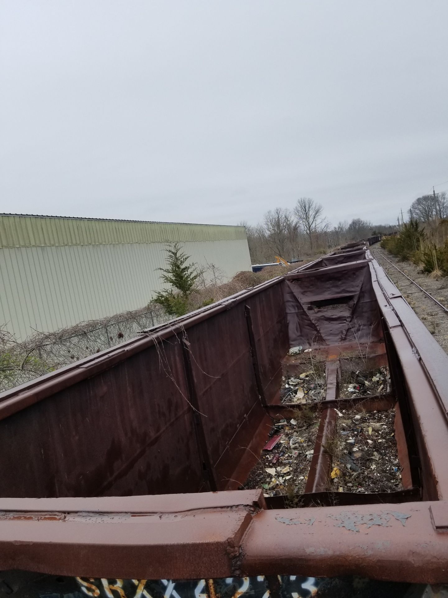 LOT 1 - (X4) BATH TUB BELLY GONDOLA RAIL CARS (CAPE MAY, NJ) (1-1) SRXX 4203 BATH TUB BELLY - Image 5 of 21