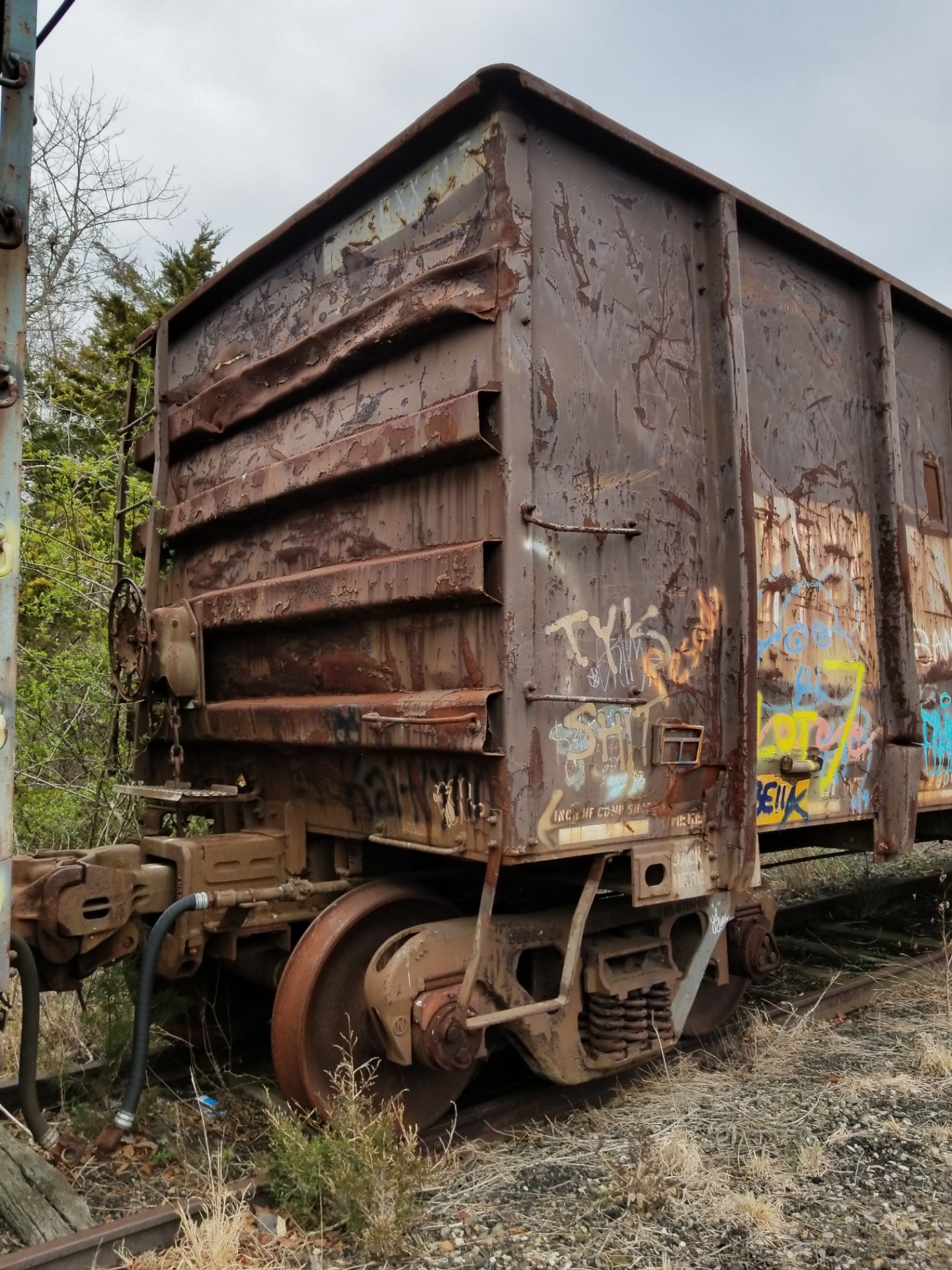 LOT 7- (X 5) HIGH-SIDED GONDOLA RAIL CARS (CAPE MAY, NJ) (7-1) SRXX 4174 HIGH-SIDED GONDOLA RAIL - Image 3 of 20