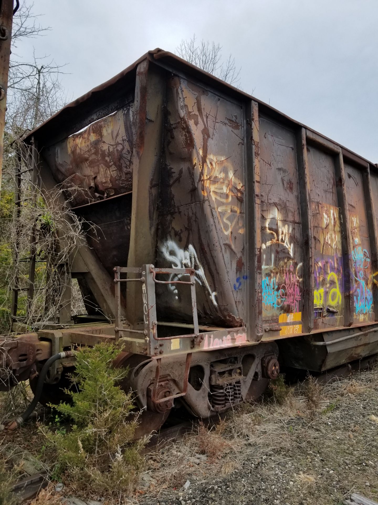 LOT 2 - (X 6) BATH TUB BELLY GONDOLA RAIL CARS (CAPE MAY, NJ) (2-1) SRXX 4207 BATH TUB BELLY GONDOLA - Image 20 of 23