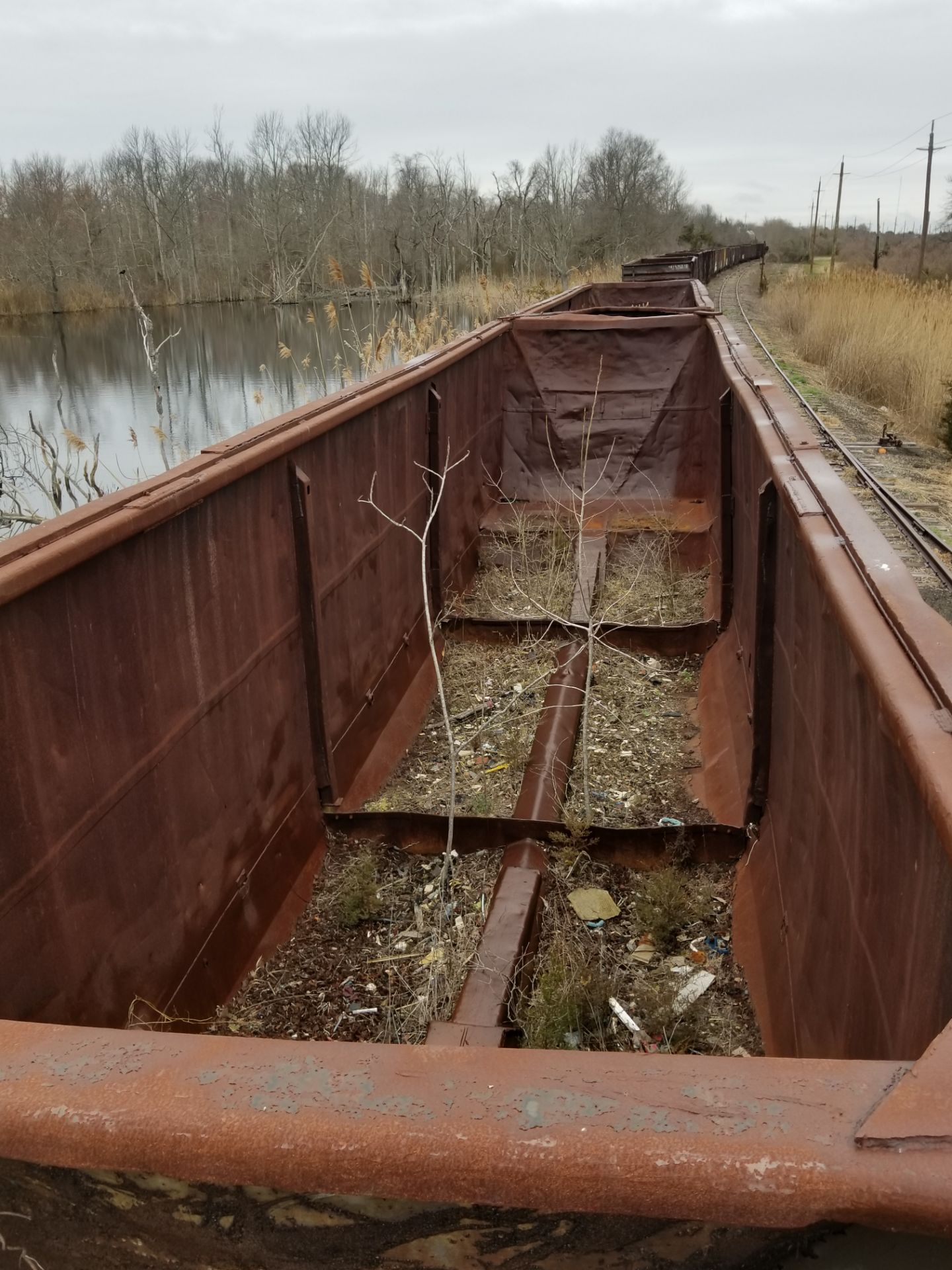 LOT 2 - (X 6) BATH TUB BELLY GONDOLA RAIL CARS (CAPE MAY, NJ) (2-1) SRXX 4207 BATH TUB BELLY GONDOLA - Image 2 of 23