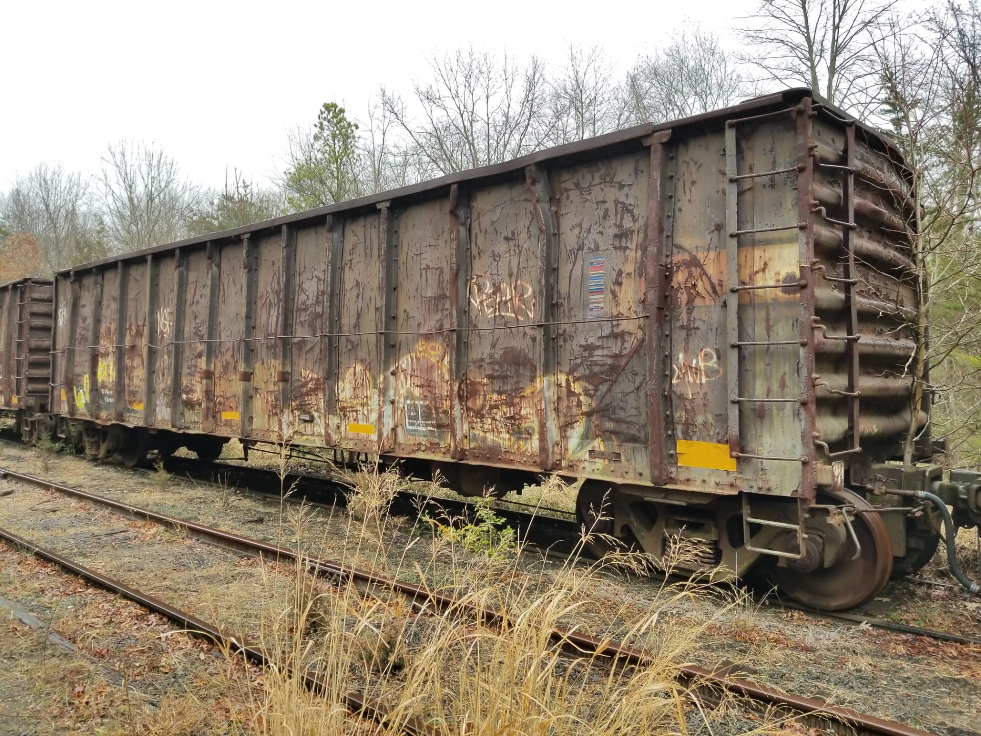 LOT 11 - (X 6) HIGH-SIDED GONDOLA RAIL CARS (DENNISVILLE, NJ) (11-1) 1984 SRXX 4130 HIGH-SIDED - Image 22 of 29