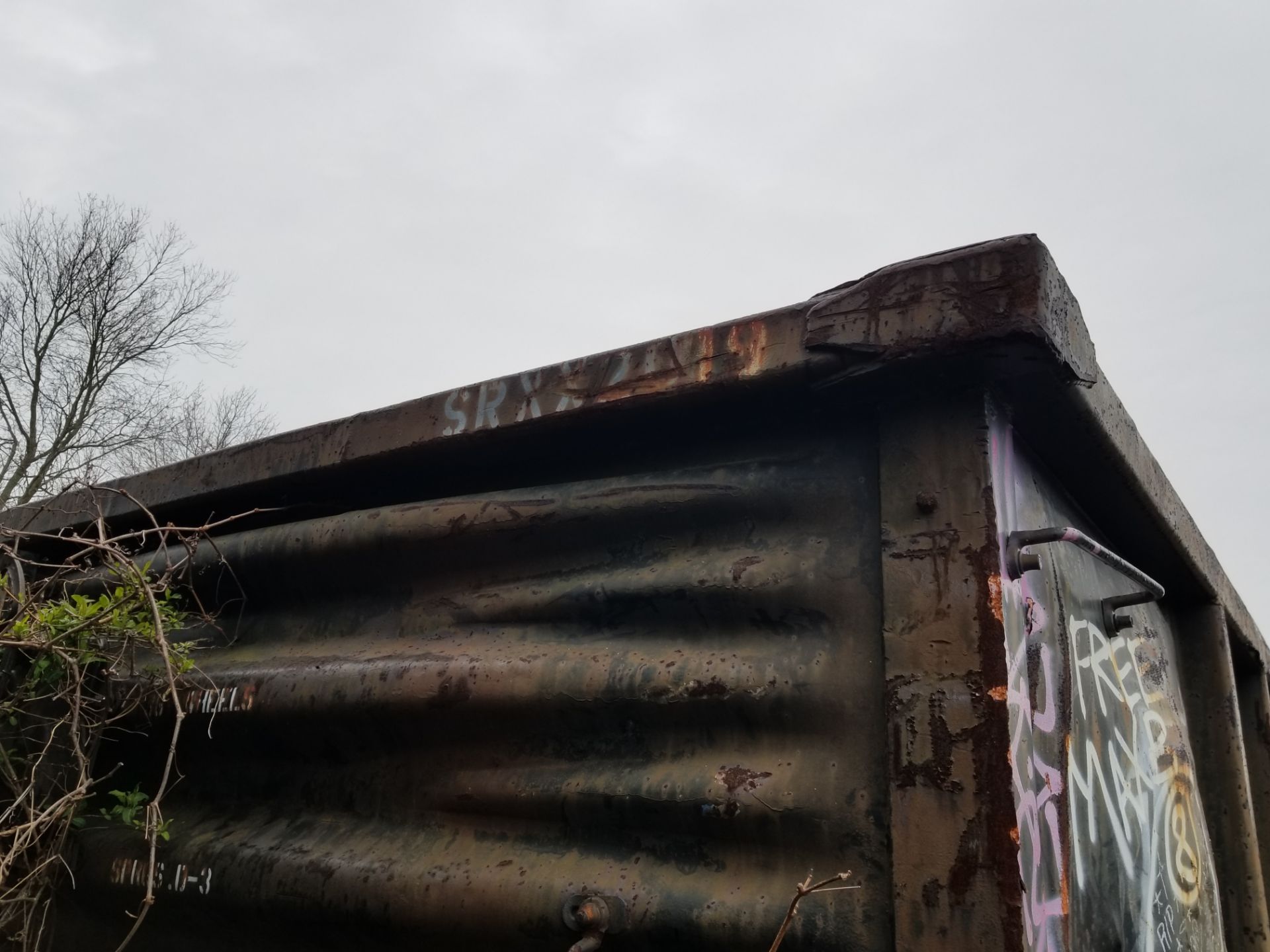 LOT 4 - (X 3) EQUIPPED LOW SIDED GONDOLA RAIL CARS (CAPE MAY, NJ) (4-1) SRXX 2014 EQUIPPED LOW-SIDED - Image 8 of 13