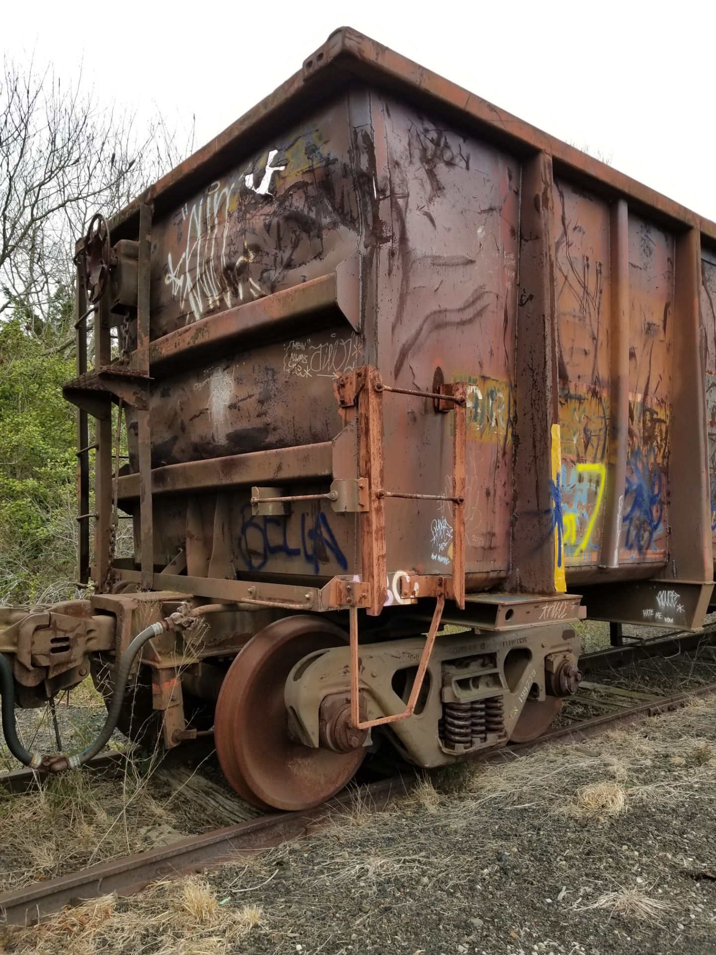 LOT 7- (X 5) HIGH-SIDED GONDOLA RAIL CARS (CAPE MAY, NJ) (7-1) SRXX 4174 HIGH-SIDED GONDOLA RAIL - Image 6 of 20