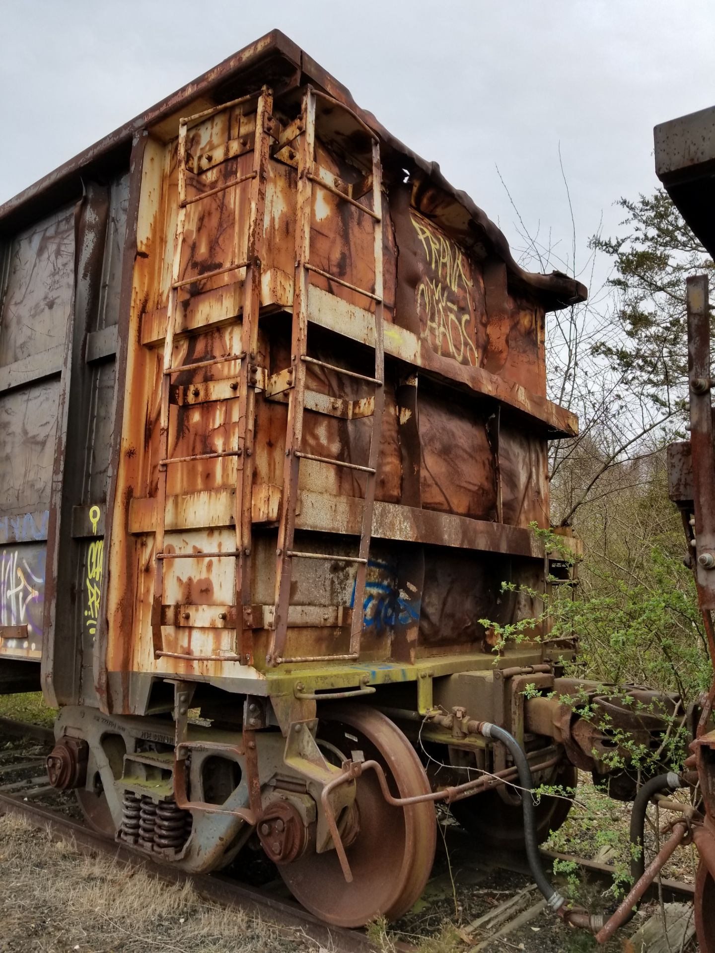 LOT 7- (X 5) HIGH-SIDED GONDOLA RAIL CARS (CAPE MAY, NJ) (7-1) SRXX 4174 HIGH-SIDED GONDOLA RAIL - Image 17 of 20