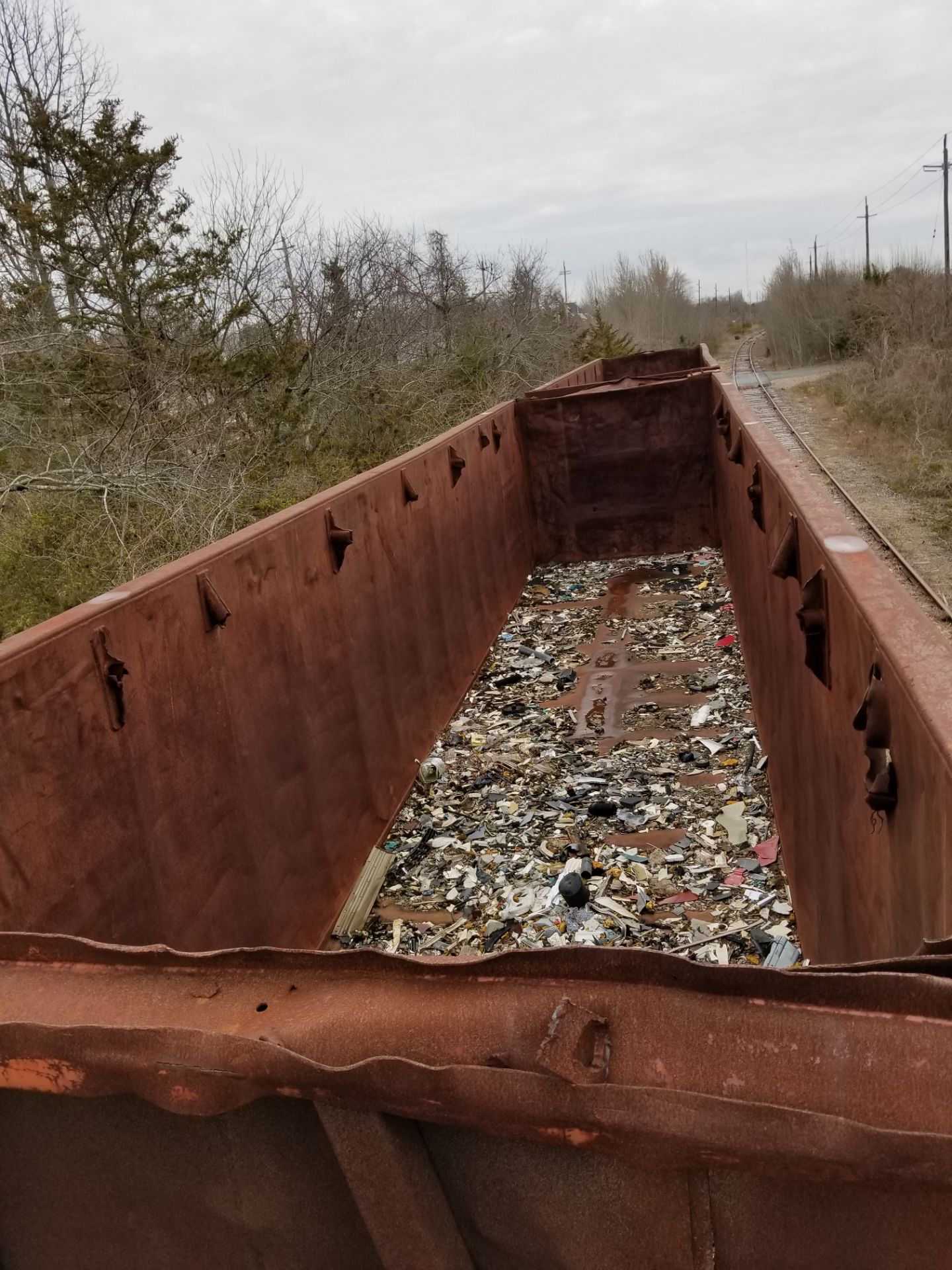 LOT 7- (X 5) HIGH-SIDED GONDOLA RAIL CARS (CAPE MAY, NJ) (7-1) SRXX 4174 HIGH-SIDED GONDOLA RAIL - Image 13 of 20