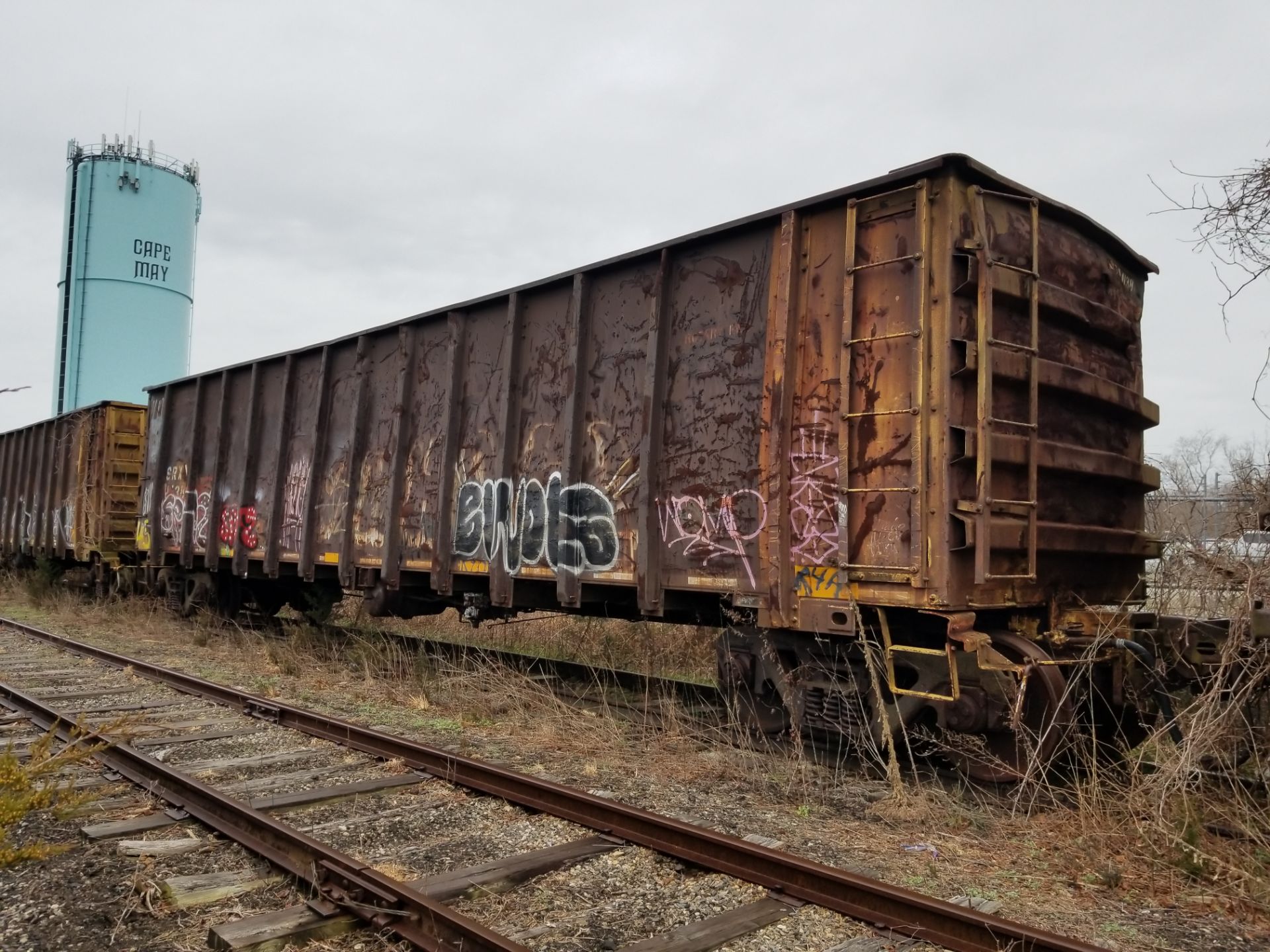 LOT 3 - (X 5) HIGH-SIDED GONDOLA RAIL CARS (CAPE MAY, NJ) (3-1) SRXX 4308 HIGH-SIDED GONDOLA RAIL - Image 12 of 19