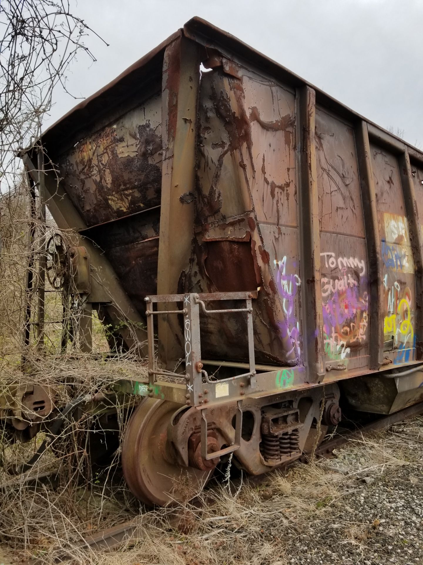 LOT 2 - (X 6) BATH TUB BELLY GONDOLA RAIL CARS (CAPE MAY, NJ) (2-1) SRXX 4207 BATH TUB BELLY GONDOLA - Image 17 of 23