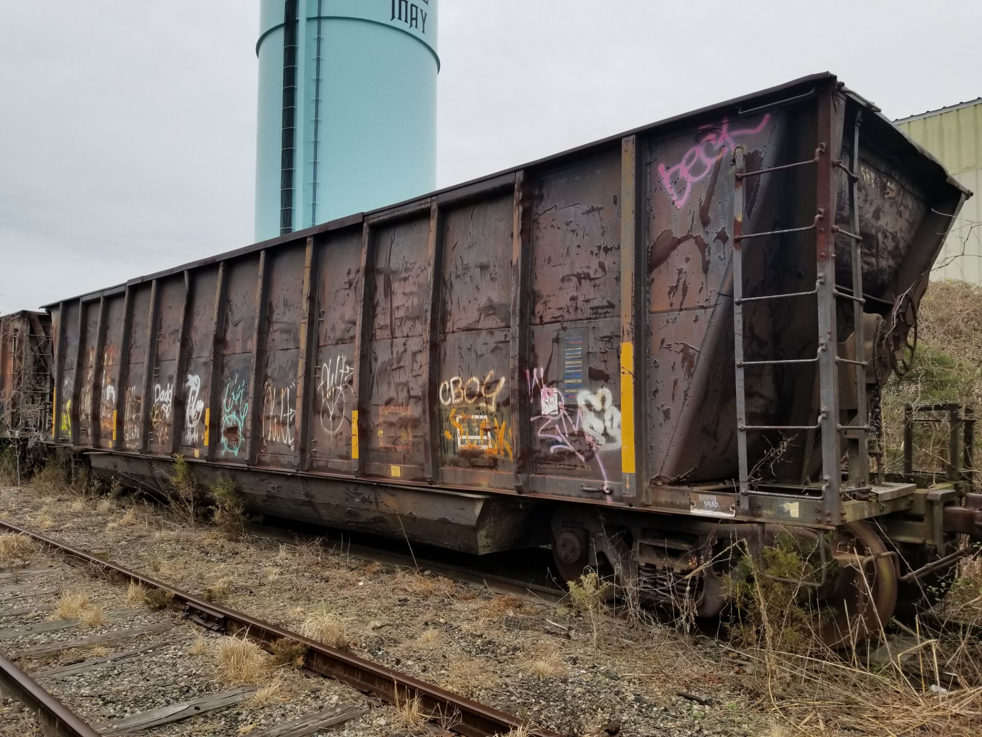 LOT 1 - (X4) BATH TUB BELLY GONDOLA RAIL CARS (CAPE MAY, NJ) (1-1) SRXX 4203 BATH TUB BELLY - Image 14 of 21