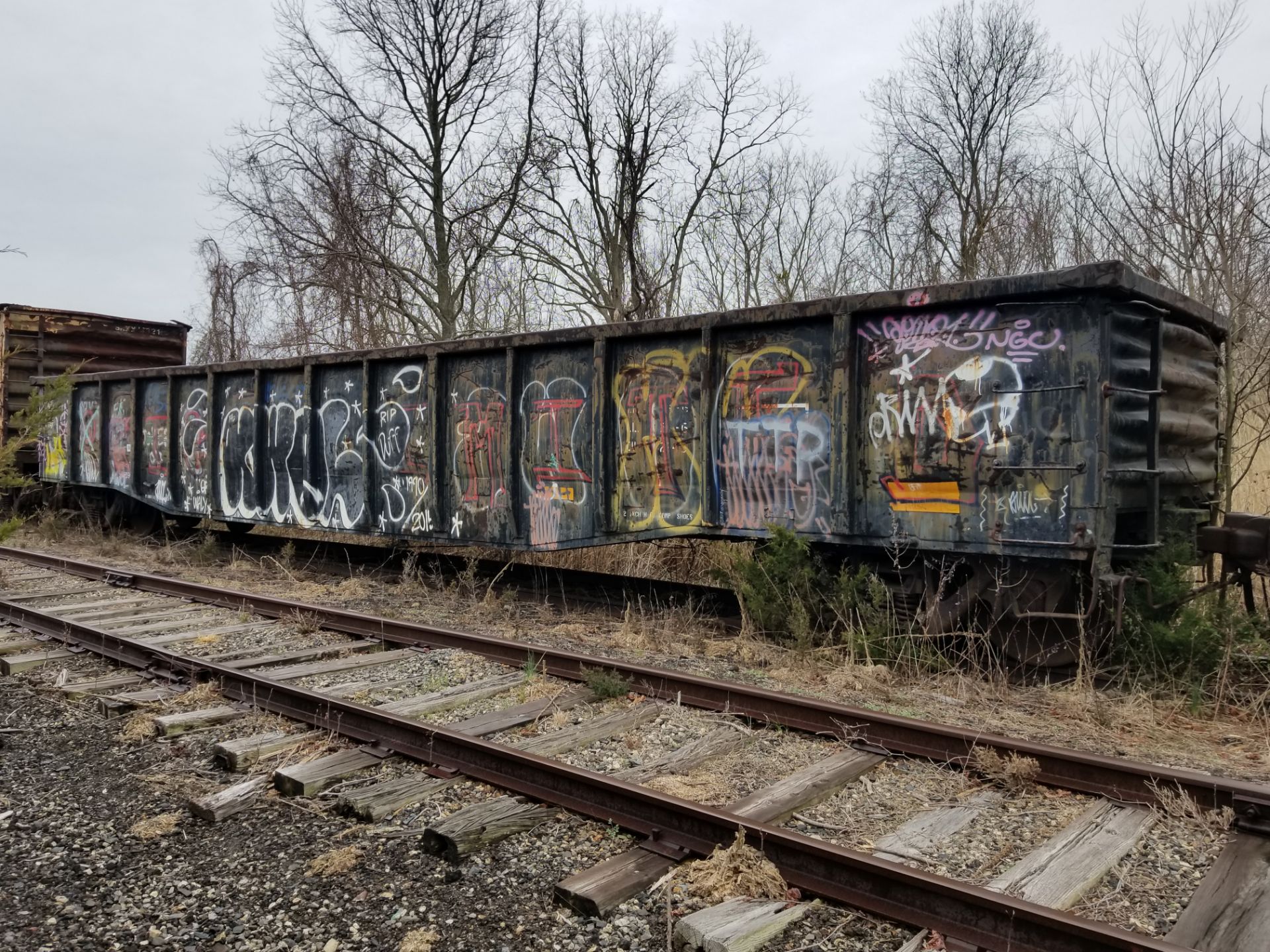 LOT 4 - (X 3) EQUIPPED LOW SIDED GONDOLA RAIL CARS (CAPE MAY, NJ) (4-1) SRXX 2014 EQUIPPED LOW-SIDED - Image 9 of 13