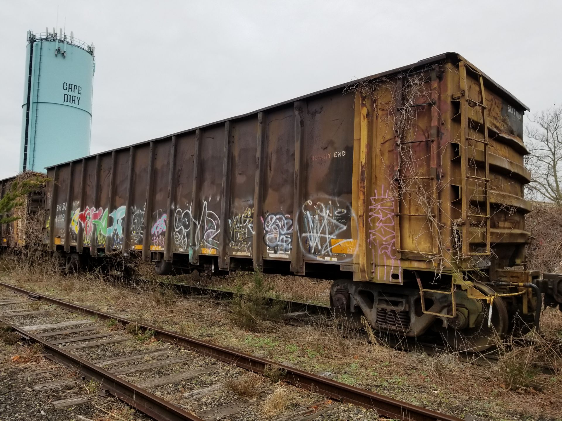 LOT 3 - (X 5) HIGH-SIDED GONDOLA RAIL CARS (CAPE MAY, NJ) (3-1) SRXX 4308 HIGH-SIDED GONDOLA RAIL - Image 6 of 19