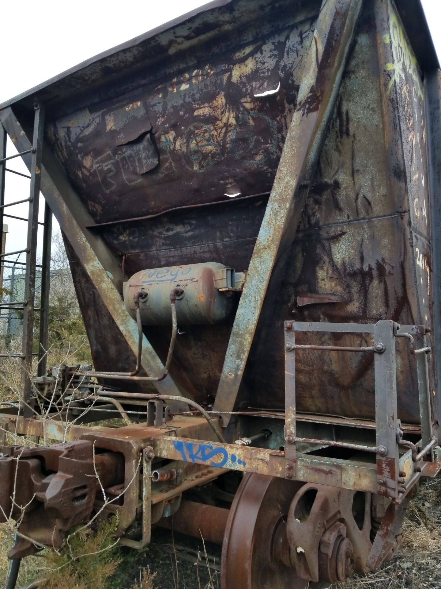 LOT 1 - (X4) BATH TUB BELLY GONDOLA RAIL CARS (CAPE MAY, NJ) (1-1) SRXX 4203 BATH TUB BELLY - Image 7 of 21