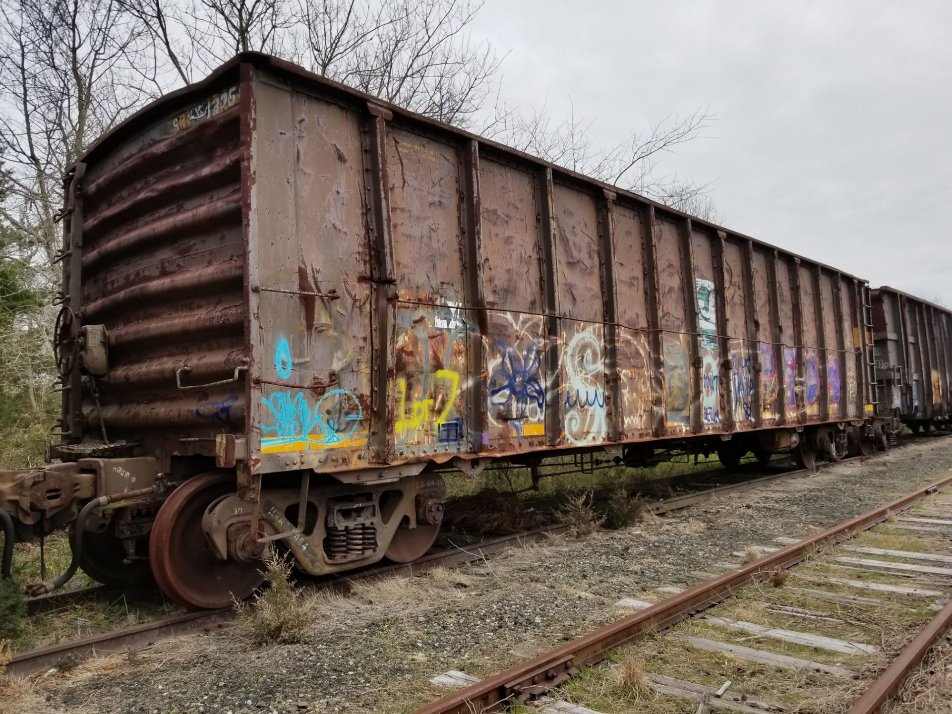 LOT 7- (X 5) HIGH-SIDED GONDOLA RAIL CARS (CAPE MAY, NJ) (7-1) SRXX 4174 HIGH-SIDED GONDOLA RAIL - Image 11 of 20