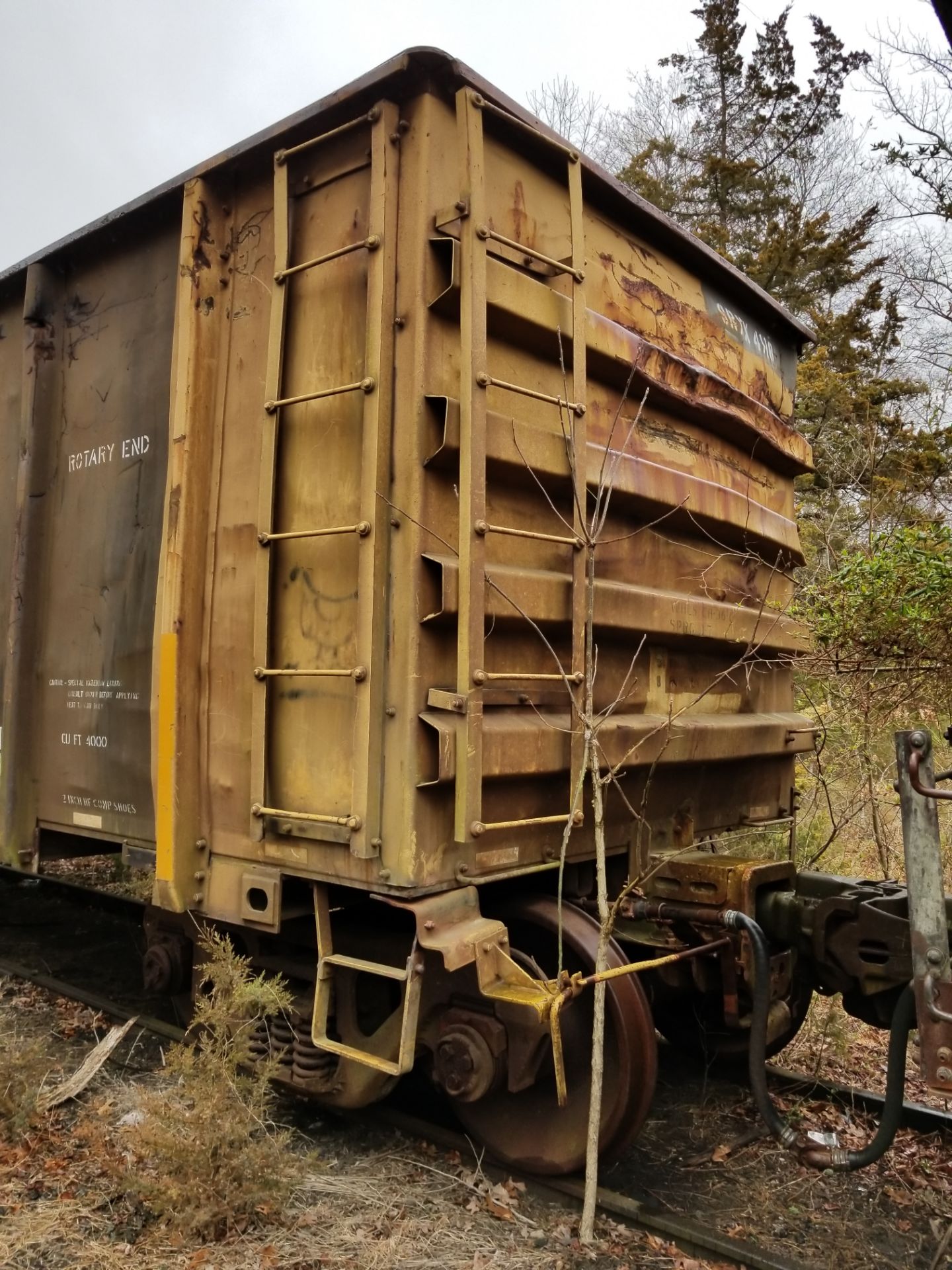 LOT 11 - (X 6) HIGH-SIDED GONDOLA RAIL CARS (DENNISVILLE, NJ) (11-1) 1984 SRXX 4130 HIGH-SIDED - Image 28 of 29