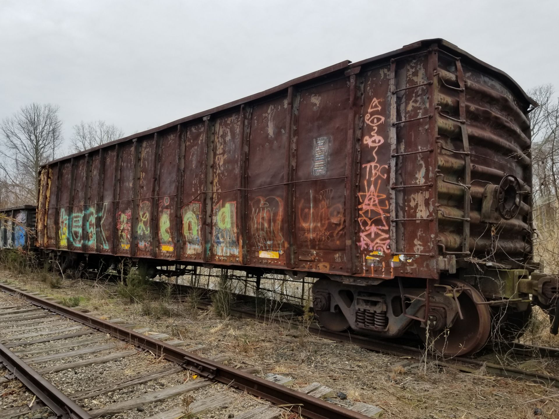 LOT 3 - (X 5) HIGH-SIDED GONDOLA RAIL CARS (CAPE MAY, NJ) (3-1) SRXX 4308 HIGH-SIDED GONDOLA RAIL - Image 19 of 19