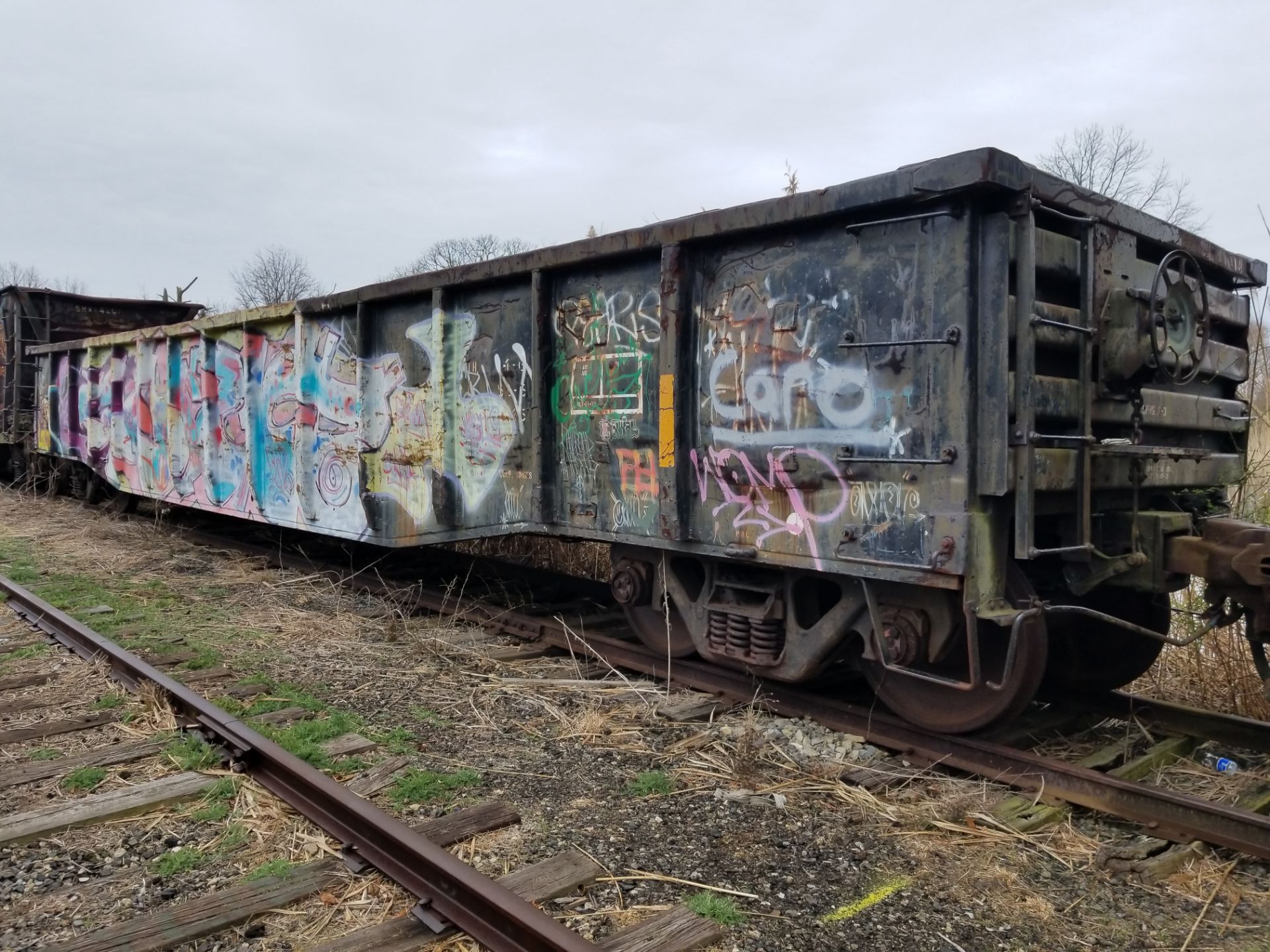 LOT 4 - (X 3) EQUIPPED LOW SIDED GONDOLA RAIL CARS (CAPE MAY, NJ) (4-1) SRXX 2014 EQUIPPED LOW-SIDED - Image 4 of 13