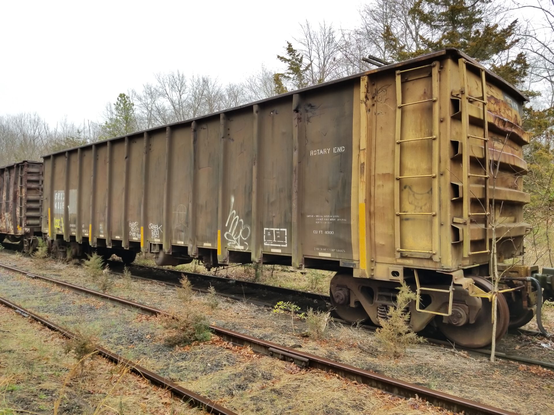 LOT 11 - (X 6) HIGH-SIDED GONDOLA RAIL CARS (DENNISVILLE, NJ) (11-1) 1984 SRXX 4130 HIGH-SIDED - Image 27 of 29