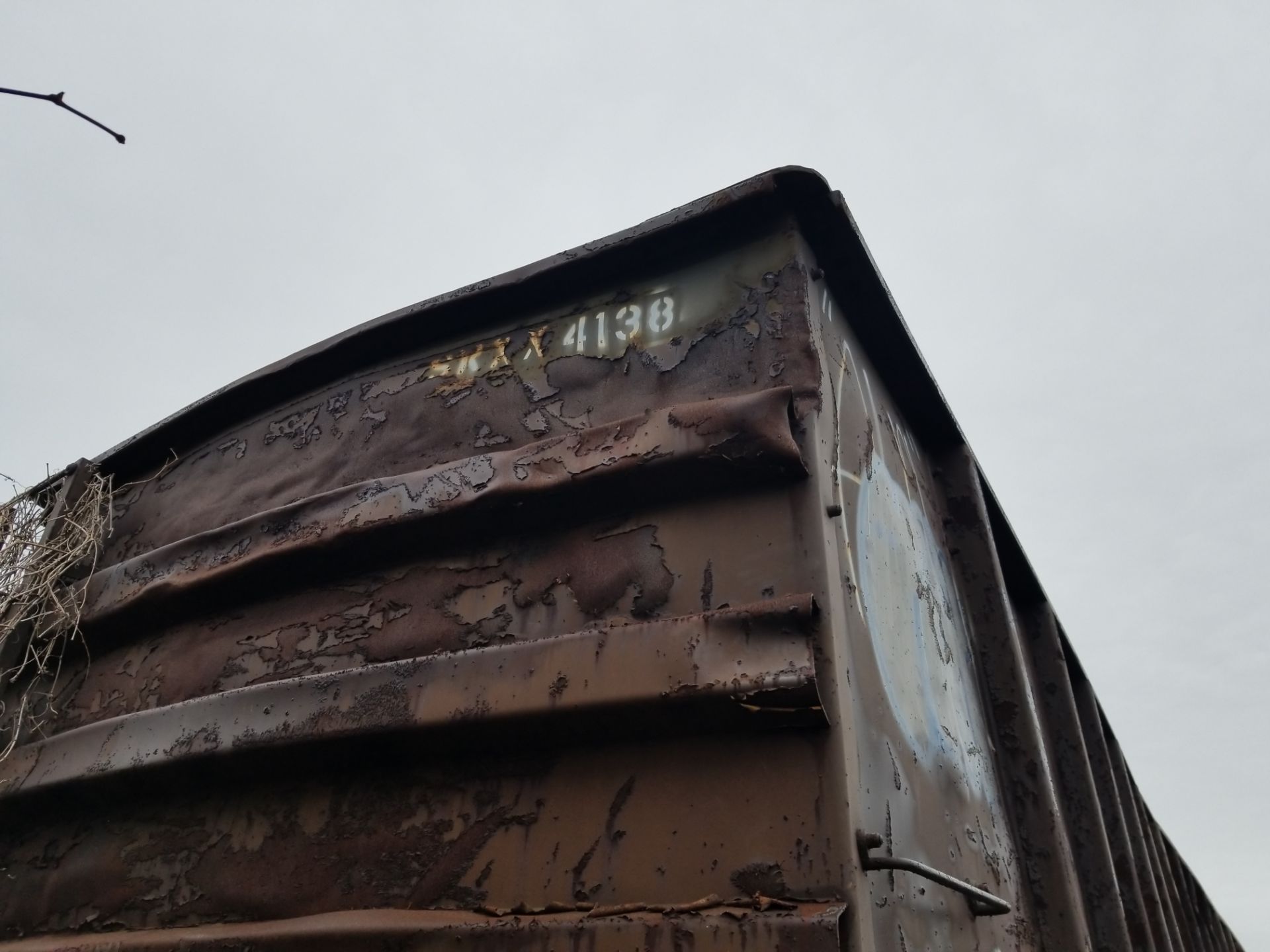 LOT 3 - (X 5) HIGH-SIDED GONDOLA RAIL CARS (CAPE MAY, NJ) (3-1) SRXX 4308 HIGH-SIDED GONDOLA RAIL - Image 11 of 19