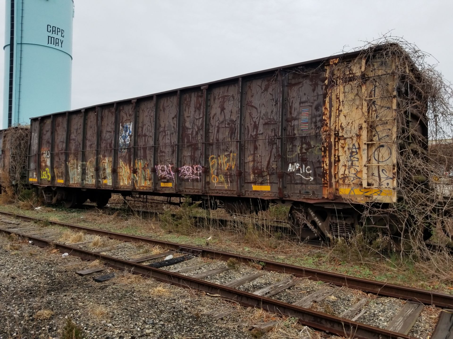 LOT 3 - (X 5) HIGH-SIDED GONDOLA RAIL CARS (CAPE MAY, NJ) (3-1) SRXX 4308 HIGH-SIDED GONDOLA RAIL - Image 4 of 19