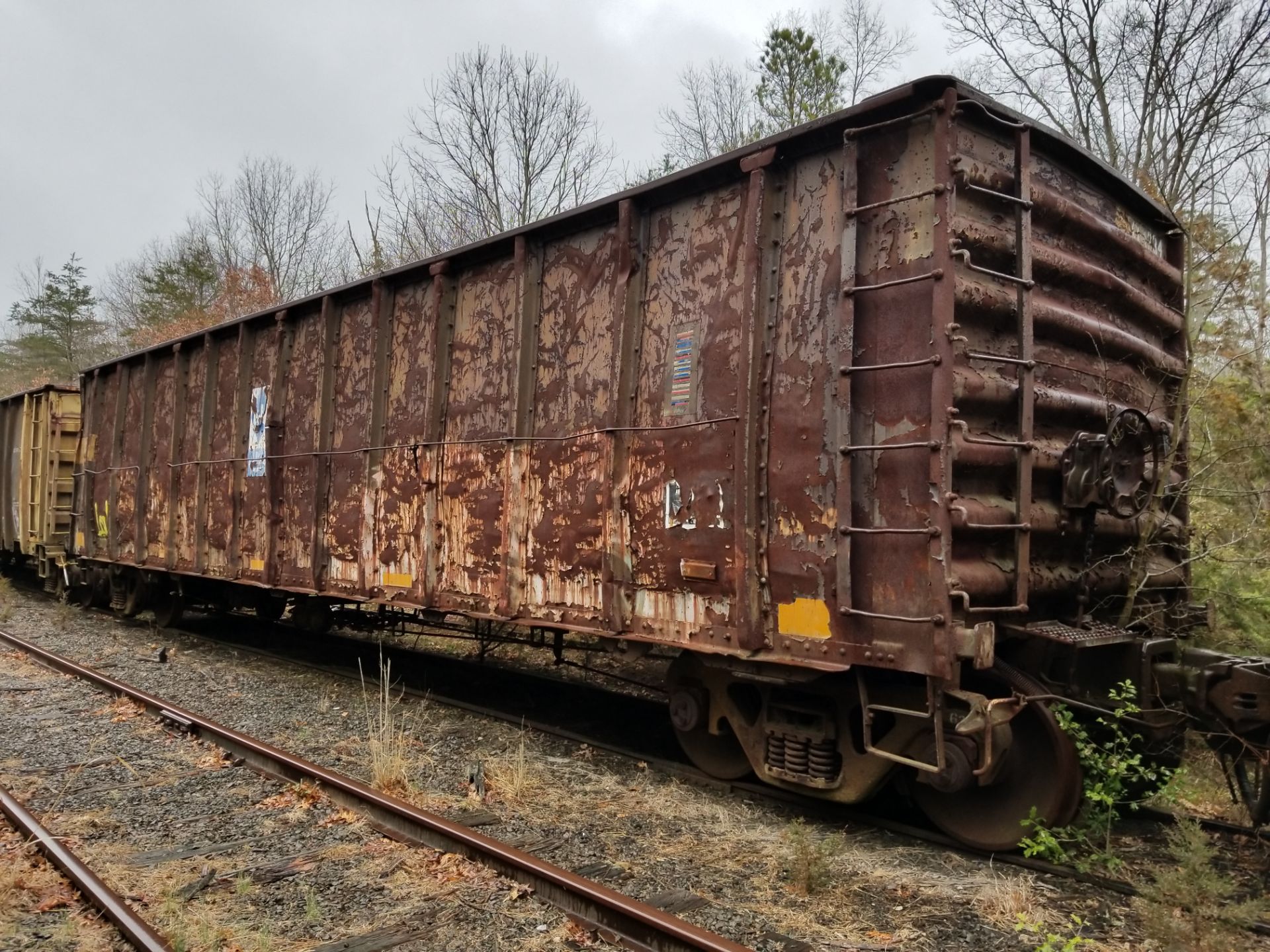 LOT 11 - (X 6) HIGH-SIDED GONDOLA RAIL CARS (DENNISVILLE, NJ) (11-1) 1984 SRXX 4130 HIGH-SIDED - Image 18 of 29